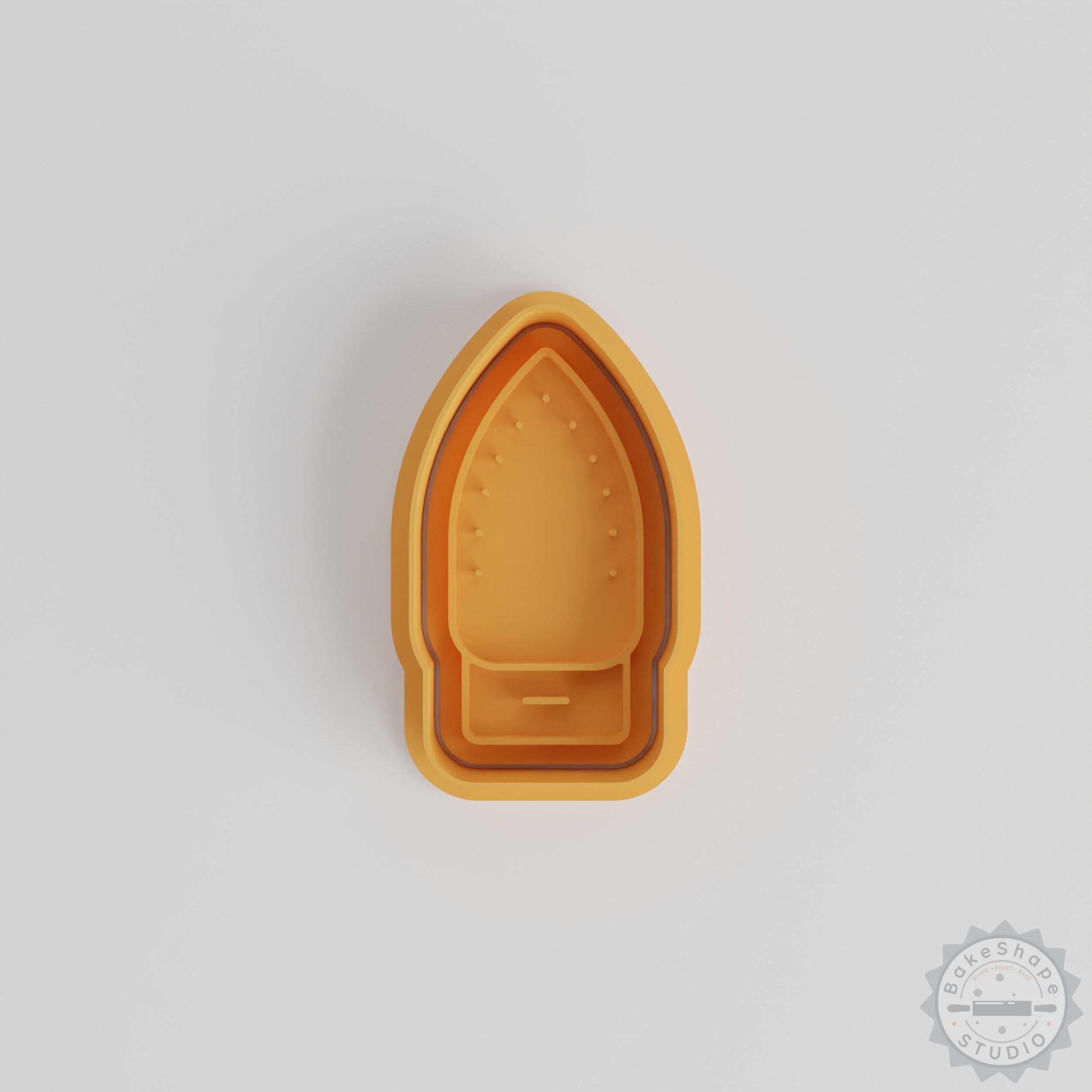 Iron Shape Cutter & Stamp Set, 6 Pieces for Cookies & Fondant, S-M-L Sizes