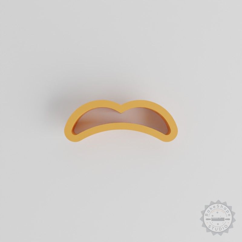 Moustache Shape Cutter Set, 18 Piece Cookie Fondant Clay Moulds, Sizes 0.75"-5.00", Facial Hair Grooming Whiskers Design
