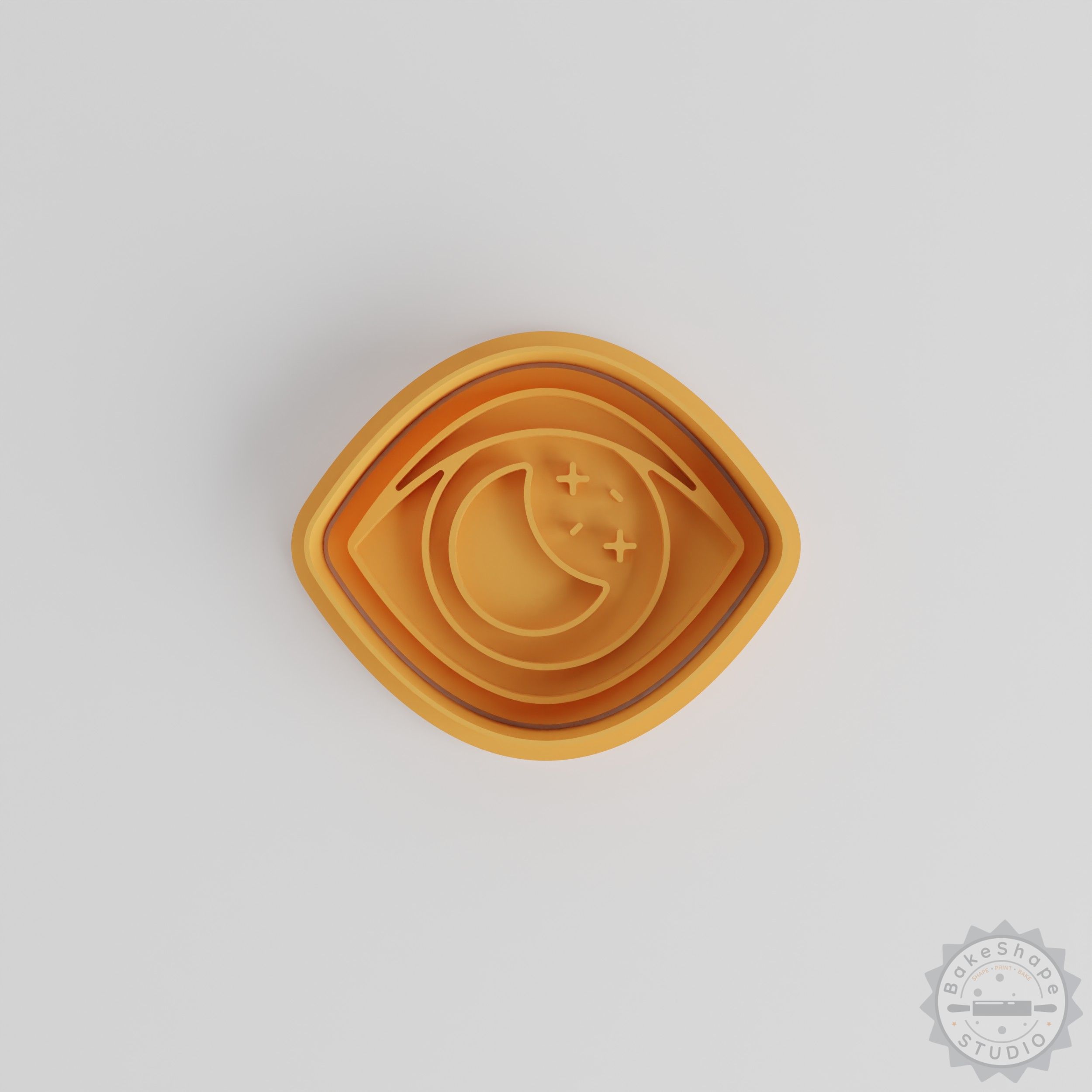 Astronomer Eye Cookie Cutter and Stamp Set, Space Theme, 3 Sizes, 6 Pieces