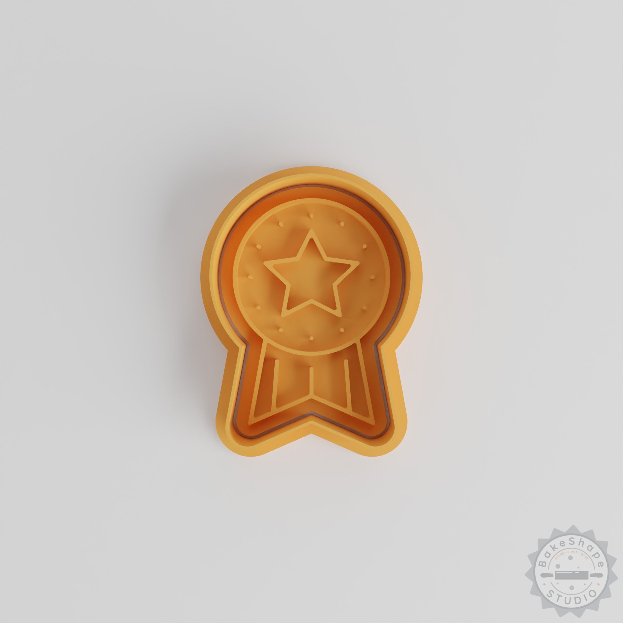 Reward Shape Cutter and Stamp Set, Perfect for Cookies and Fondant, 6 Piece Collection with S/M/L Sizes