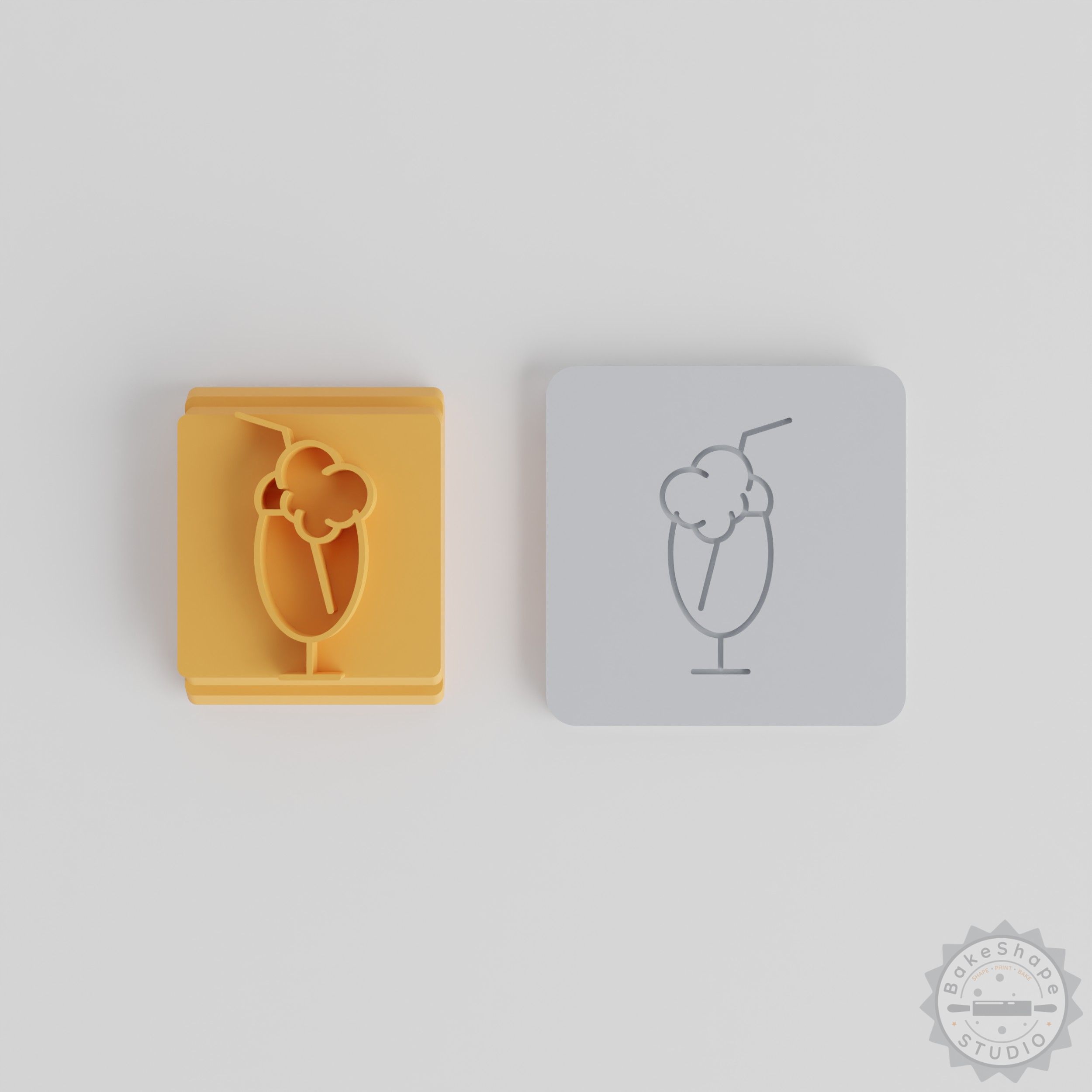 Coffee Cup Stamp Set, 5 Sizes for Clay and Cookies, Perfect for Fondant and Soft Materials
