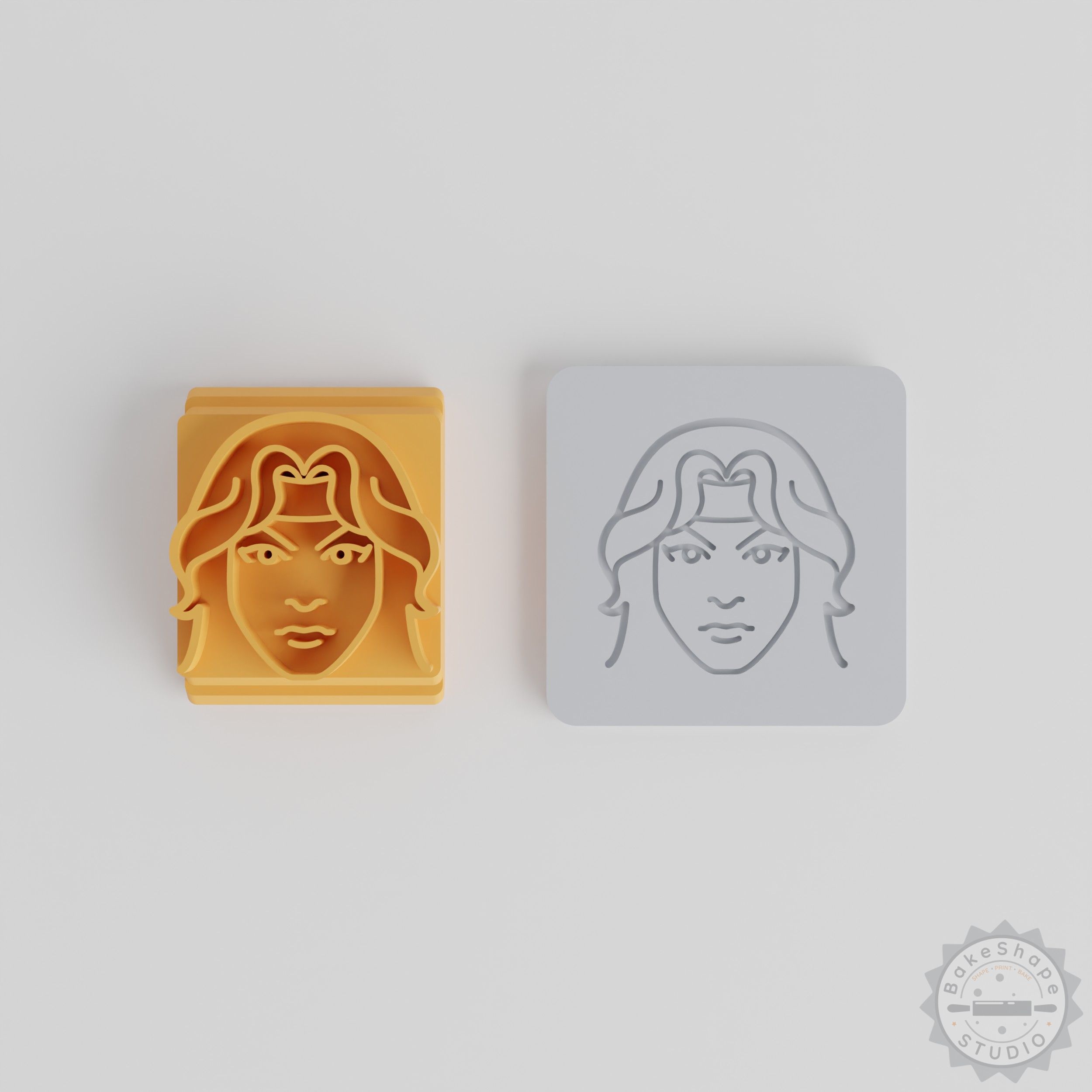 Superhero Theme Stamp Tile Set, 5 Sizes, Ideal for Clay, Fondant, Cookies