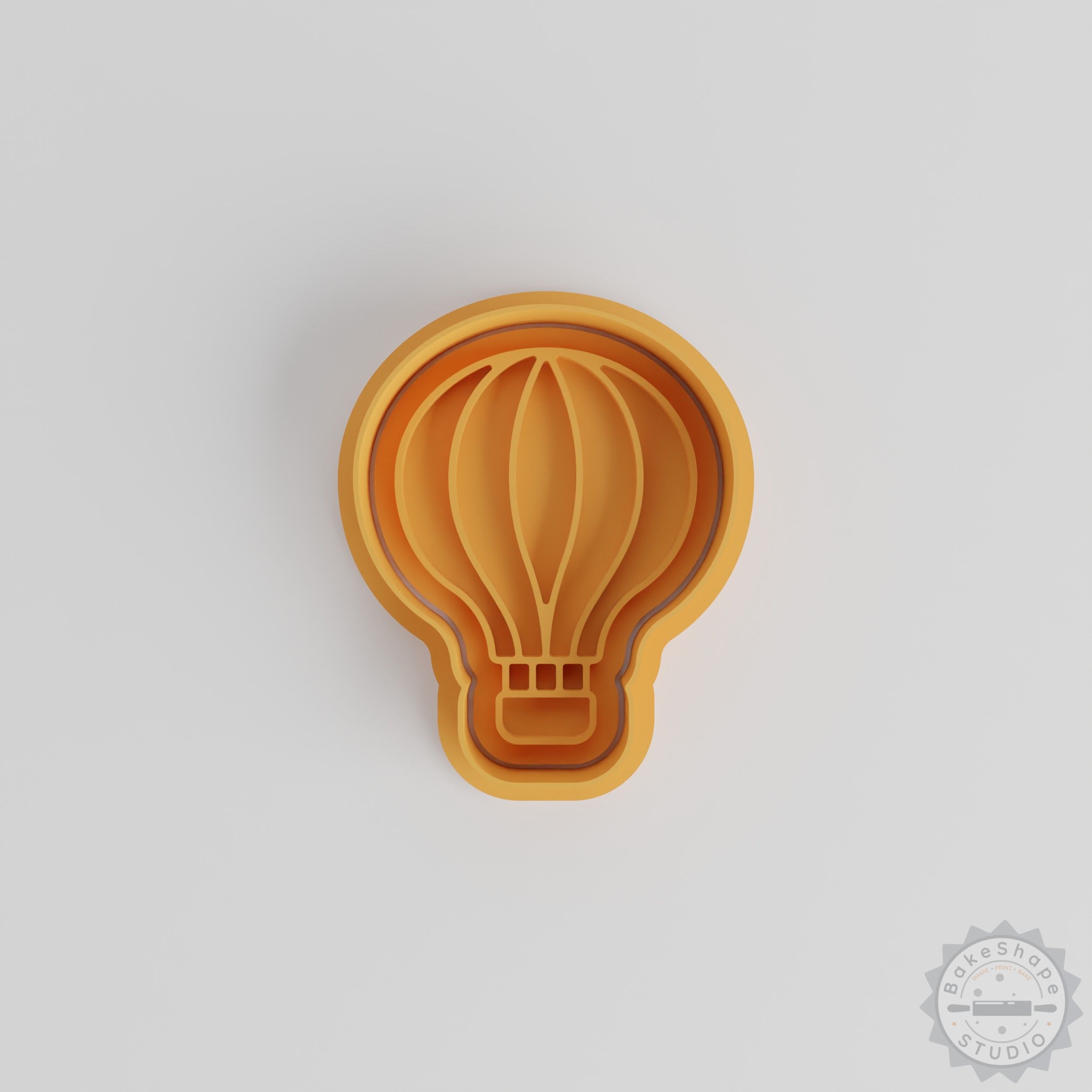 Hot Air Balloon Cookie Cutter & Stamp Set, 6-Piece, Multi-Size, Ideal for Cookies & Fondant