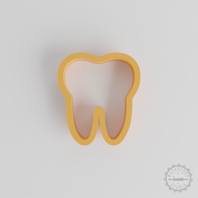 Tooth Cookie Cutter Set, 18-Piece, Multiple Sizes for Fondant, Clay, Dental Theme