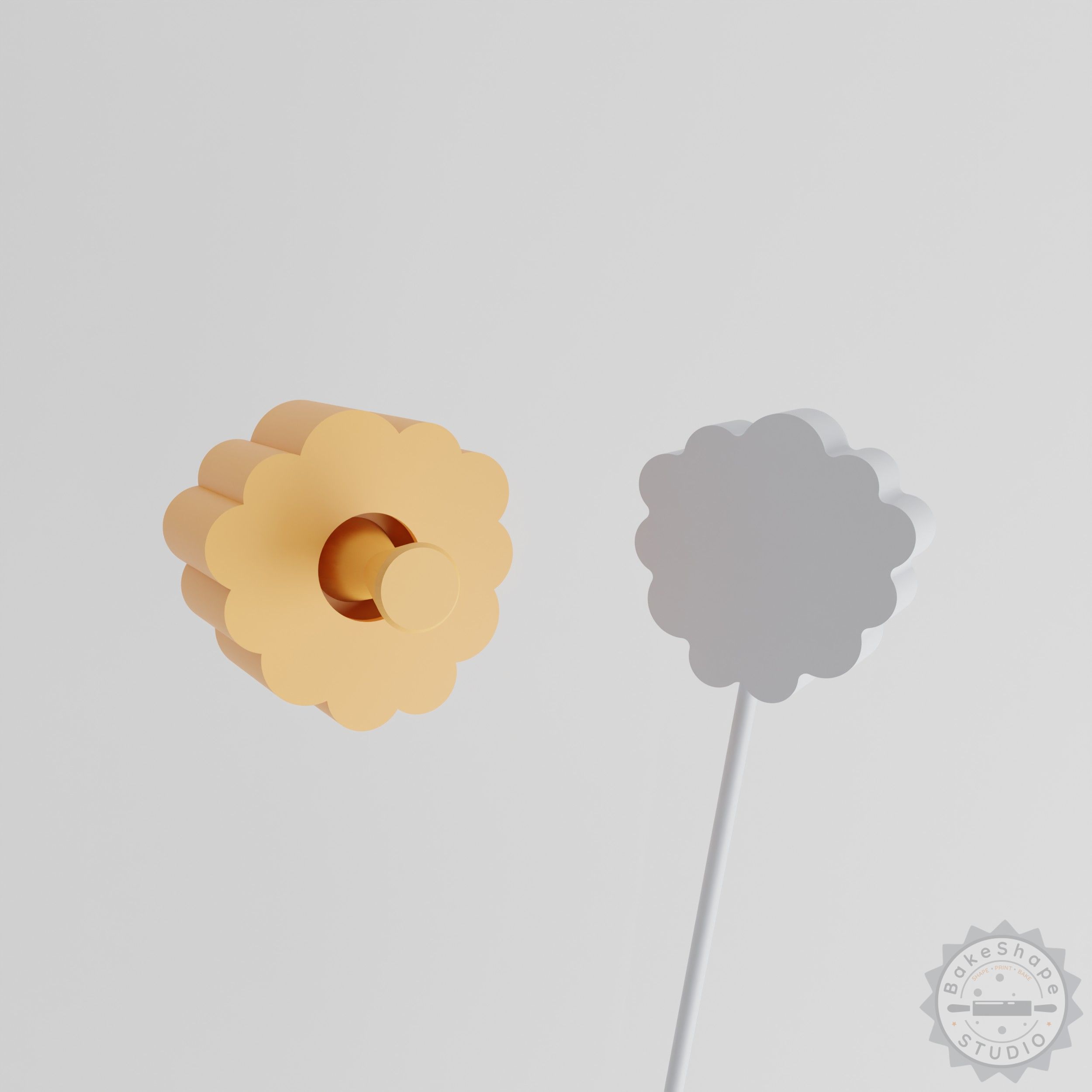 Sheep Cake Pop Mold Set, 2-Piece, Farm Animal Design