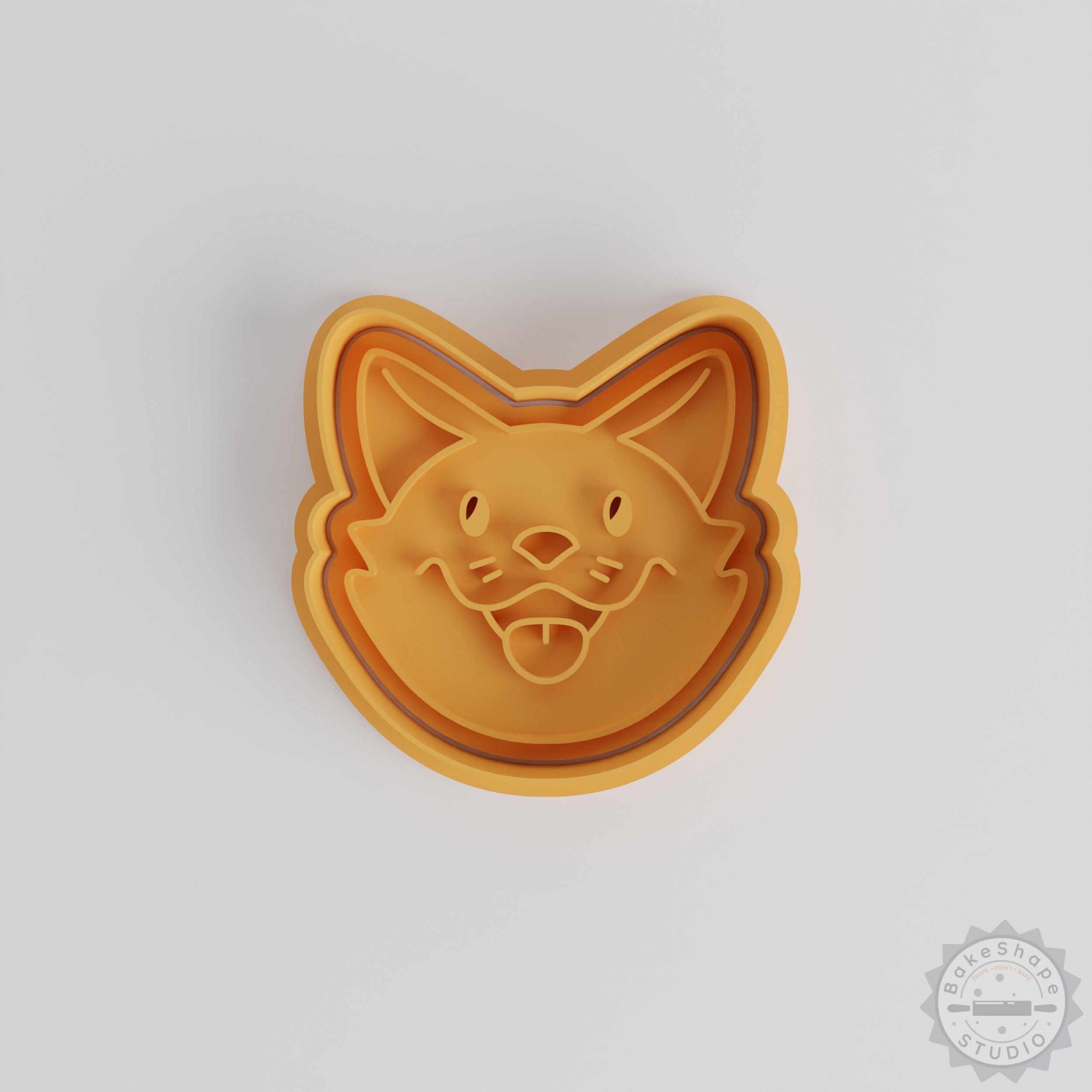 Dog Shape Cookie Cutter and Stamp Set, 6 Piece, Small Medium Large, Animal Theme Baking Tool