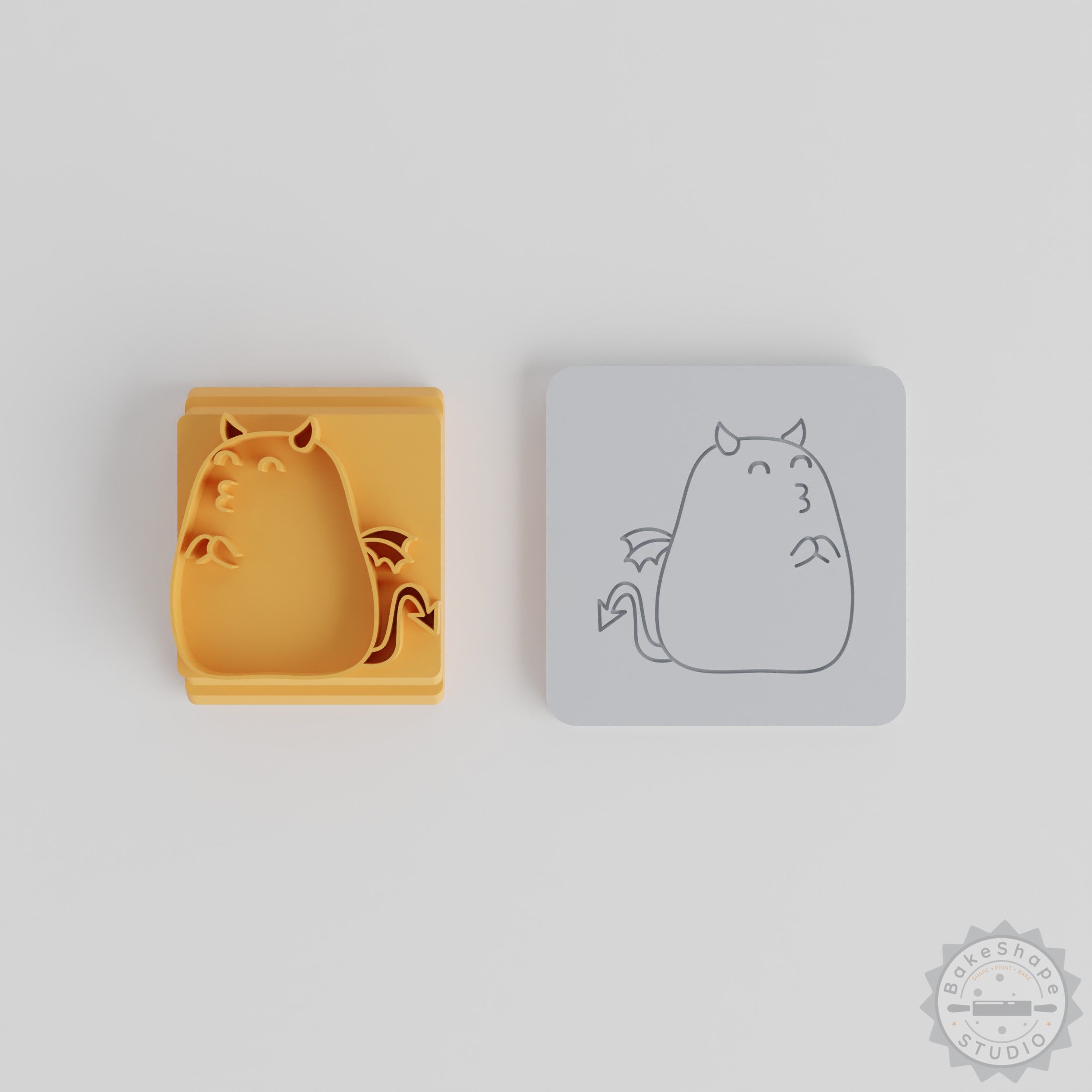 Happy Kiss Stamp Tile Set, 5-Piece, for Clay, Cookies, Fondant, Soft Materials