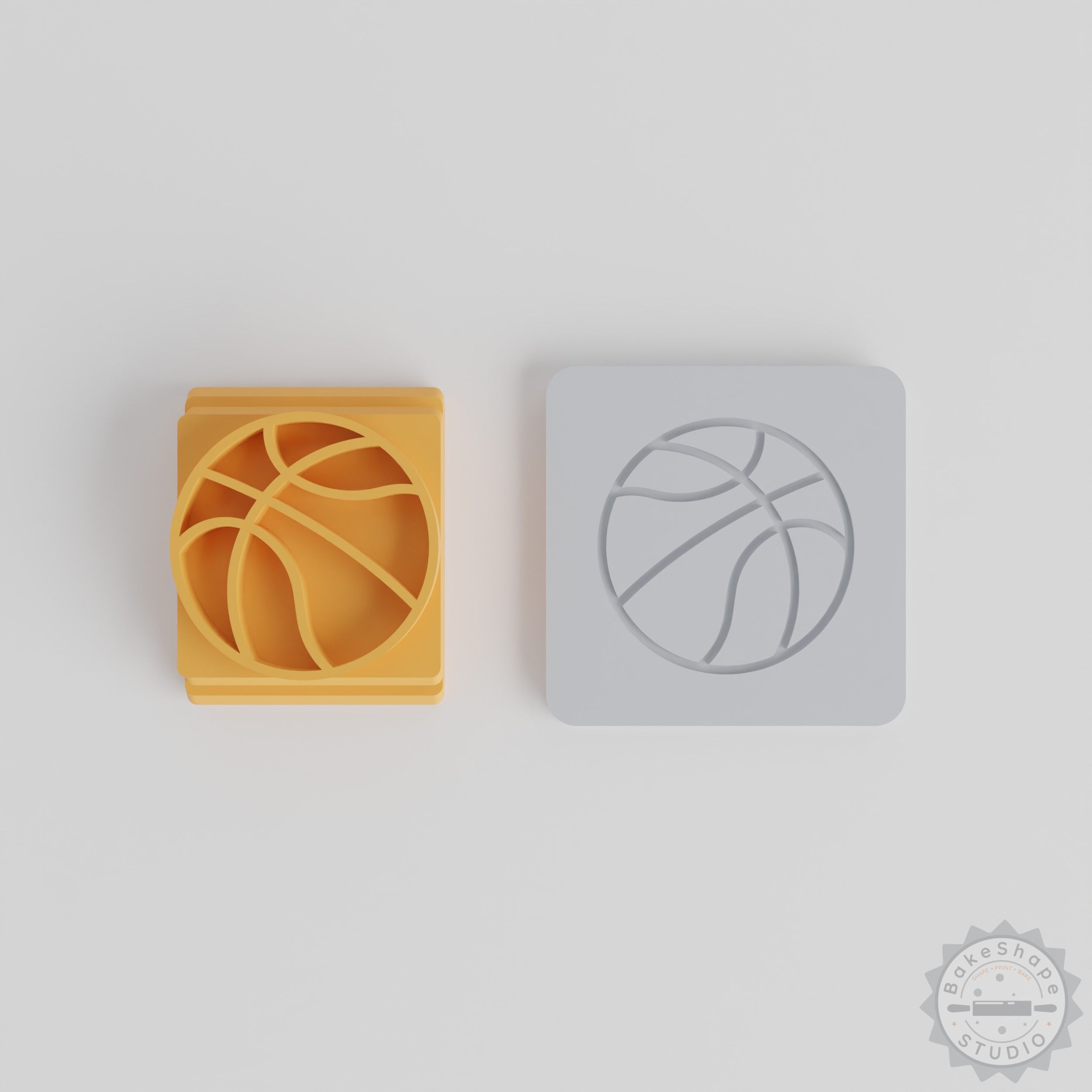 Basketball Stamp Tool Set for Clay and Fondant, 5 Motif Sizes (20-40mm)