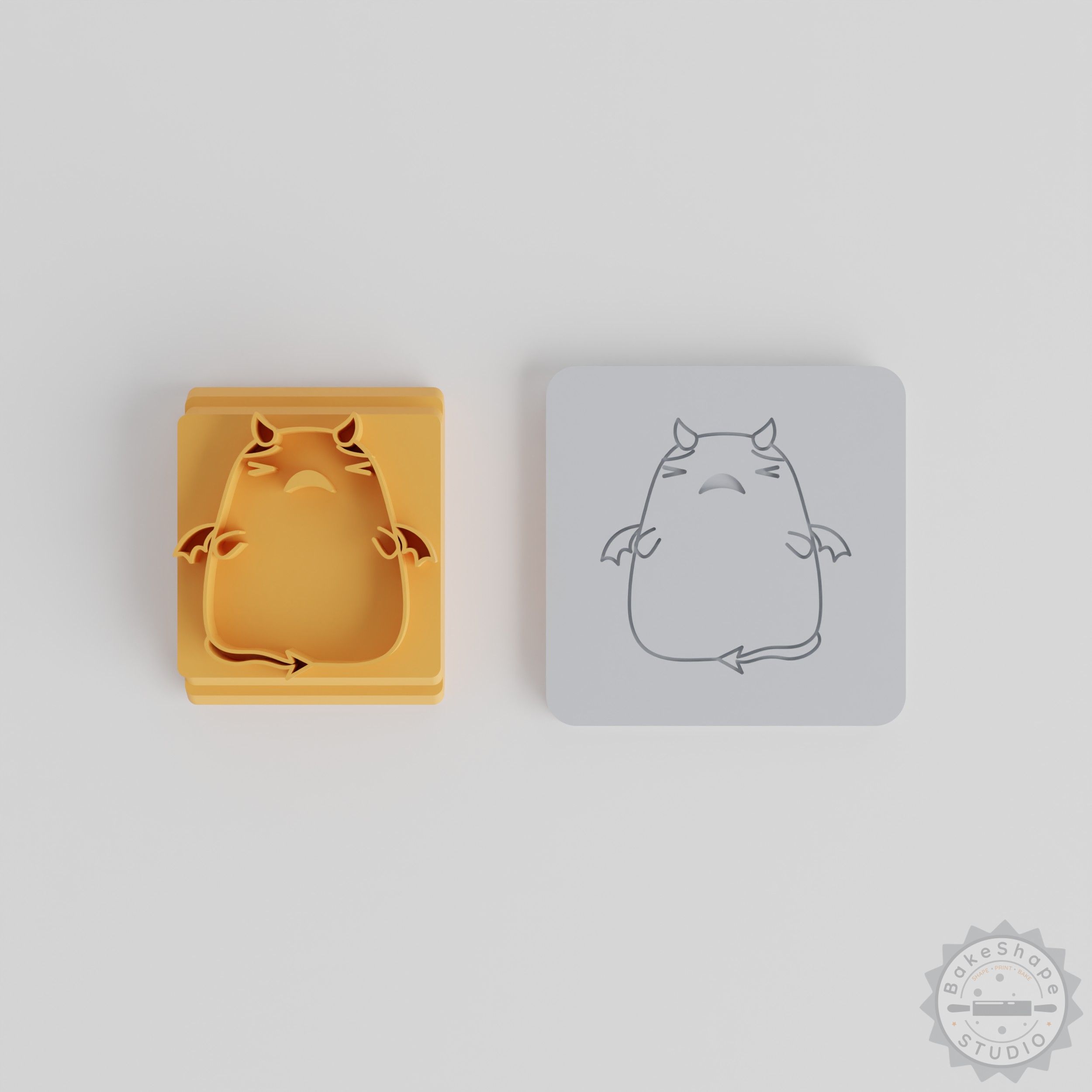 Stamp Tile Set for Clay and Cookies, 5 Sizes, Motivational Designs