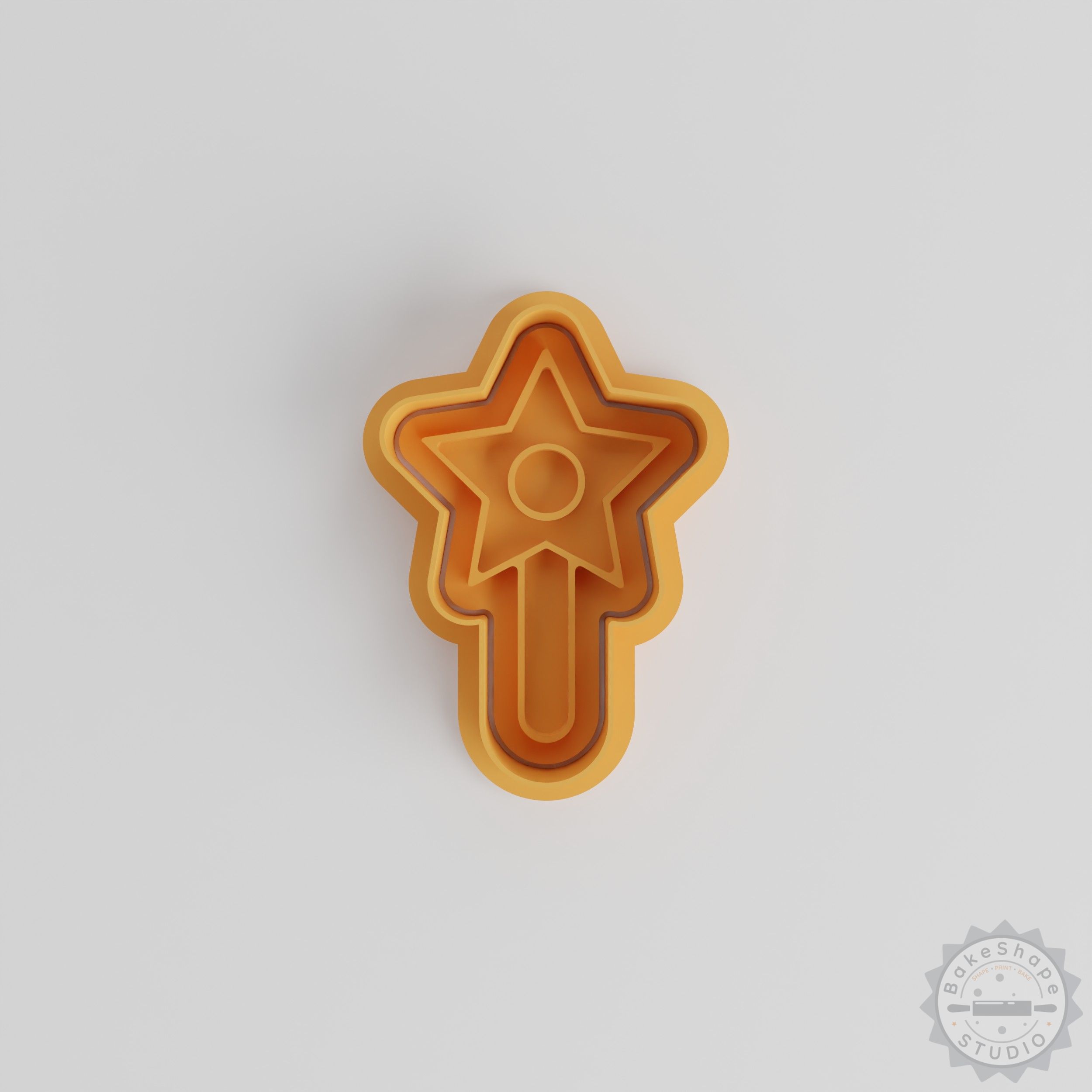 Star Shape Cookie Cutter and Stamp Set, 6-Piece, Perfect for Cookies and Fondant