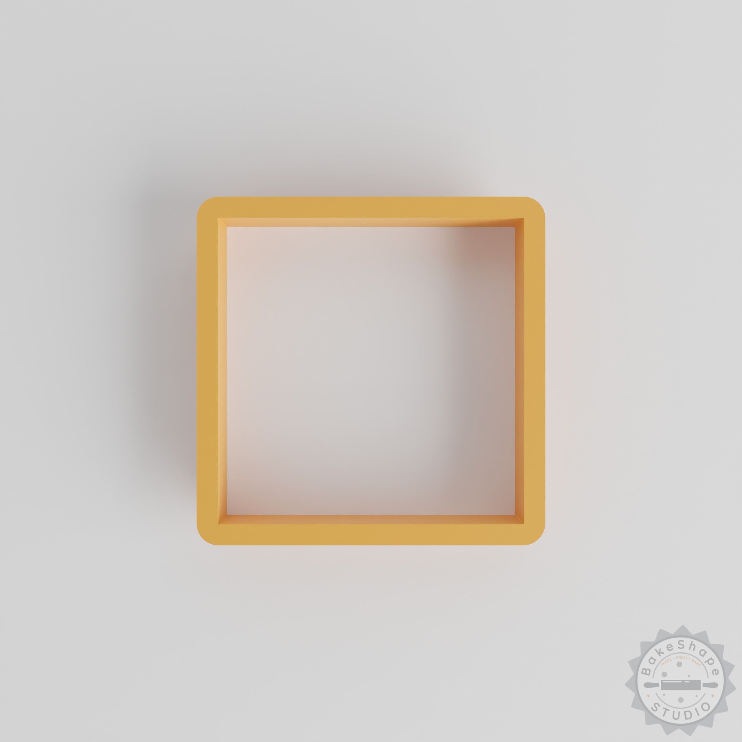 Square shape cutter set with 18 geometric pieces STL for 3D printing baking and crafting