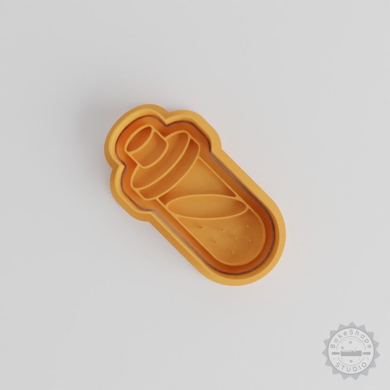 Potion Shape Cutter and Stamp Set, Perfect for Cookies and Fondant, Includes 6 Pieces in Sizes S/M/L