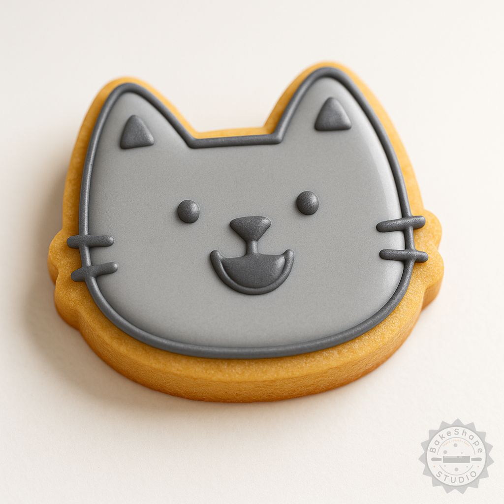 Happy cookie cutter and stamp set STL for 3D printing in small, medium, and large sizes