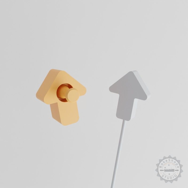 Arrow Cake Pop Mold 2-Piece Set, Perfect for Direction-Themed Baking