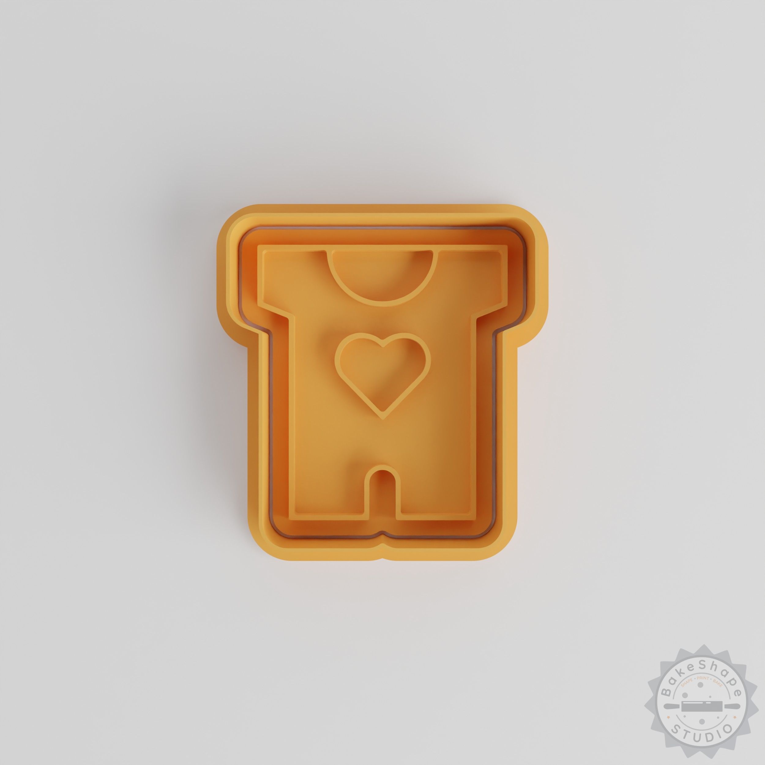 Sleepwear Cookie Cutter & Stamp Set, 6 Piece Loungewear Fondant Shape Molds, Sizes S/M/L