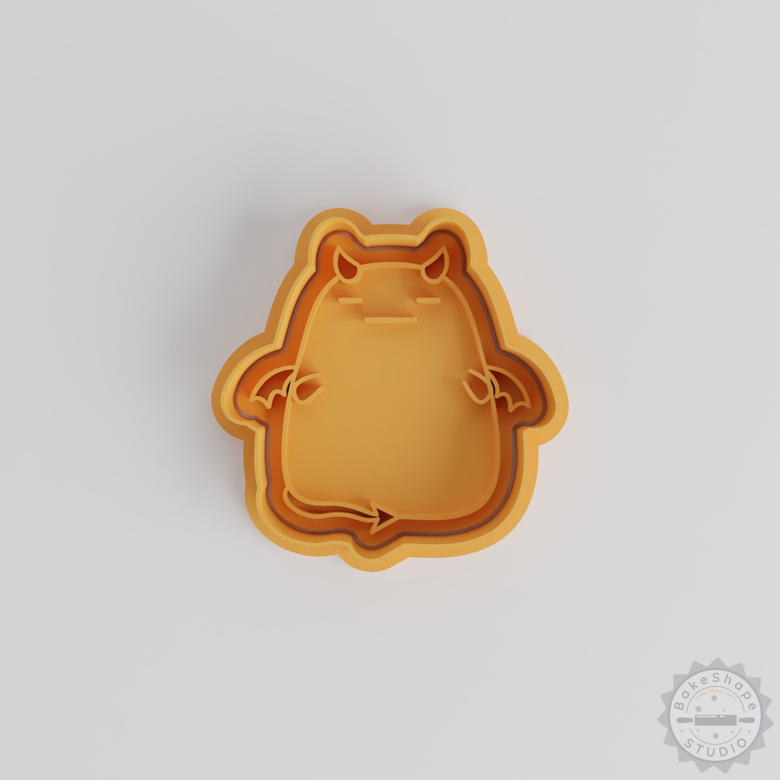 Expressionless Cookie Cutter and Stamp Set, 6-Piece, Perfect for Fondant and Baking