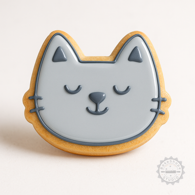 Decorated example 1 of Peace Shape Cutter & Stamp Set for Cookies & Fondant, 6-Piece, S/M/L Sizes, Nature & Faith Symbol