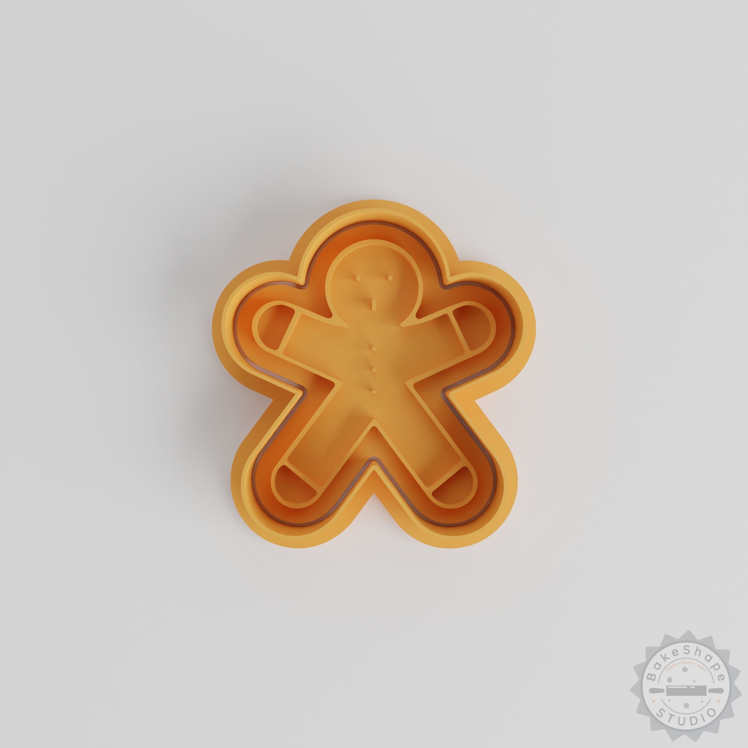Teddy Bear Cookie Cutter and Stamp Set, 6-Piece Fondant Shape Tool for Baking