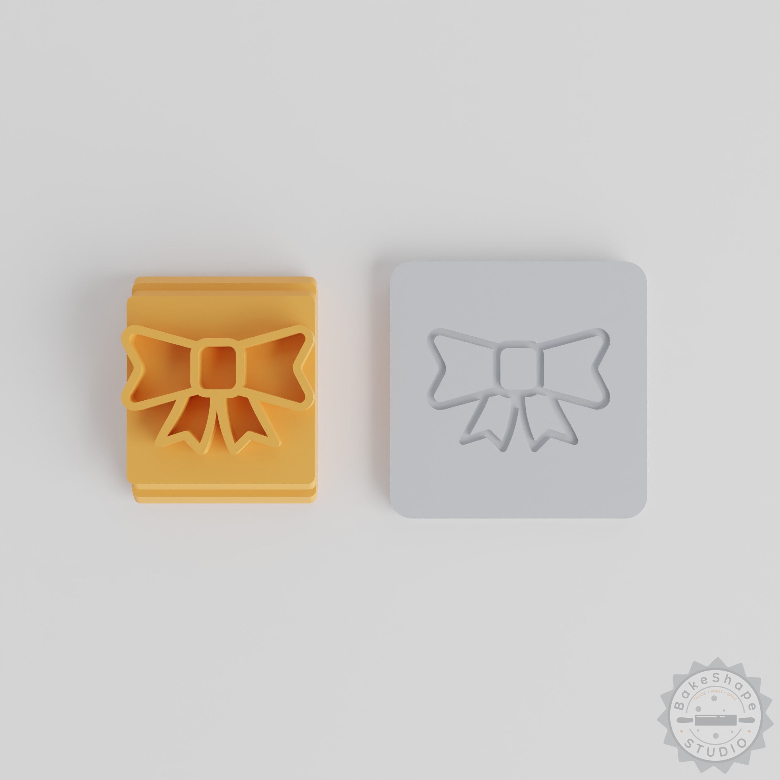 Bow Stamp Tile Set, 5 Sizes, Perfect for Clay, Cookies, Fondant and Crafts