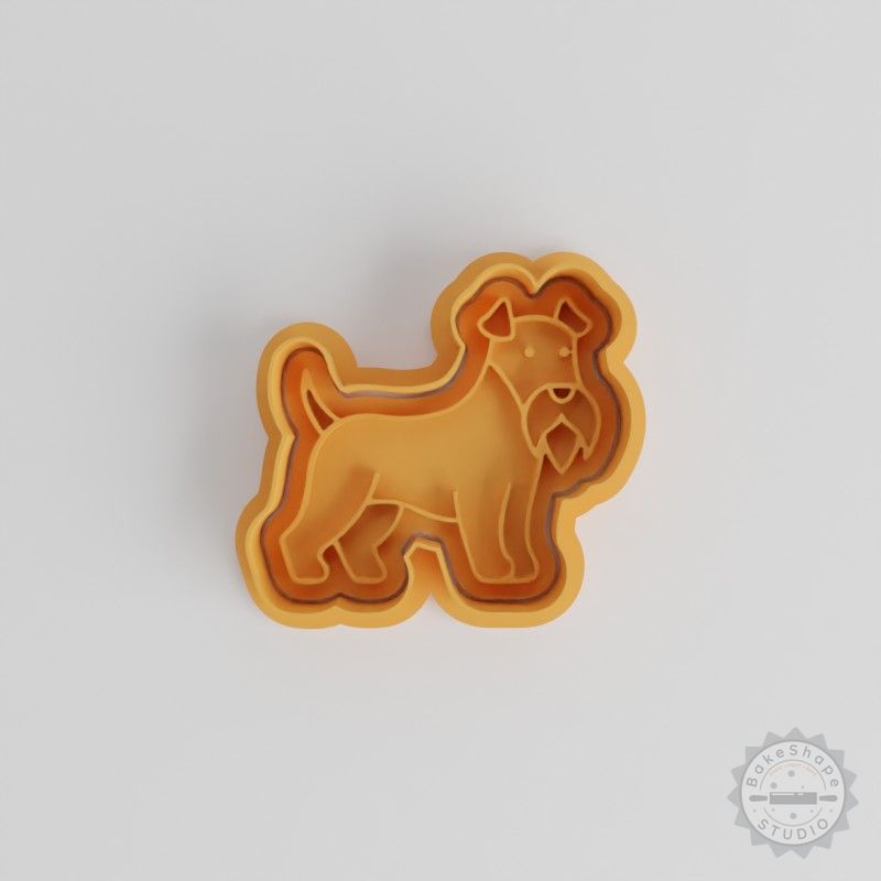 Miniature Schnauzer Cookie Cutter Set, 6-Piece S/M/L, Perfect for Cookies & Fondant