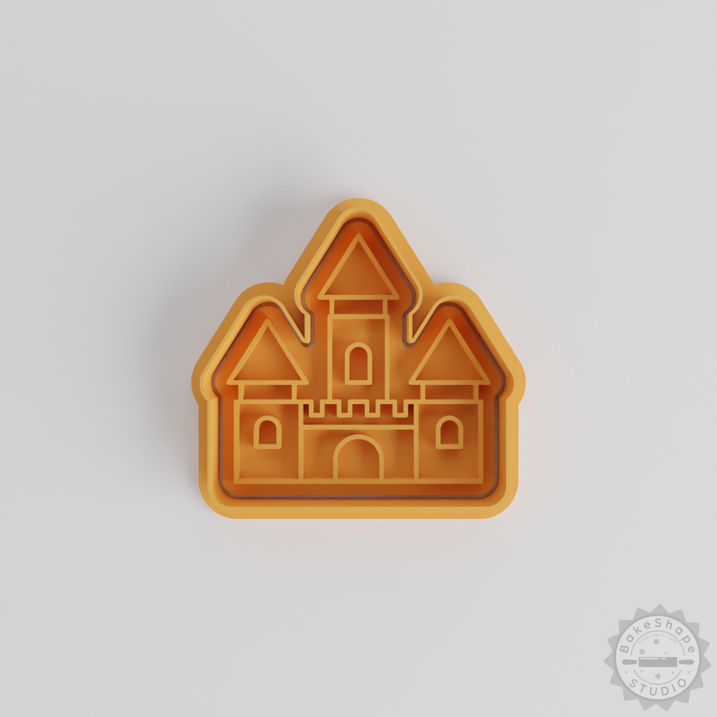 Castle Cookie Cutters Set, 6-Piece, Shapes for Cookies, Fondant, S/M/L Sizes, Royal Palace, Medieval Keep Design