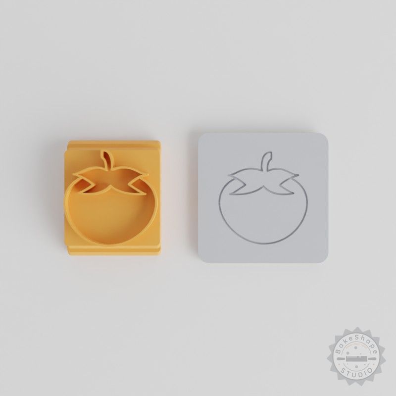Fruit Stamp Tile Set for Clay, Cookies, Fondant – 5 Sizes, Healthy Snack Design