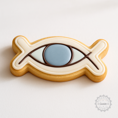 Decorated example 1 of Revati Nakshatra Vedic Astrology Cookie and Fondant Shape Cutter Set, 6 Pc, S/M/L