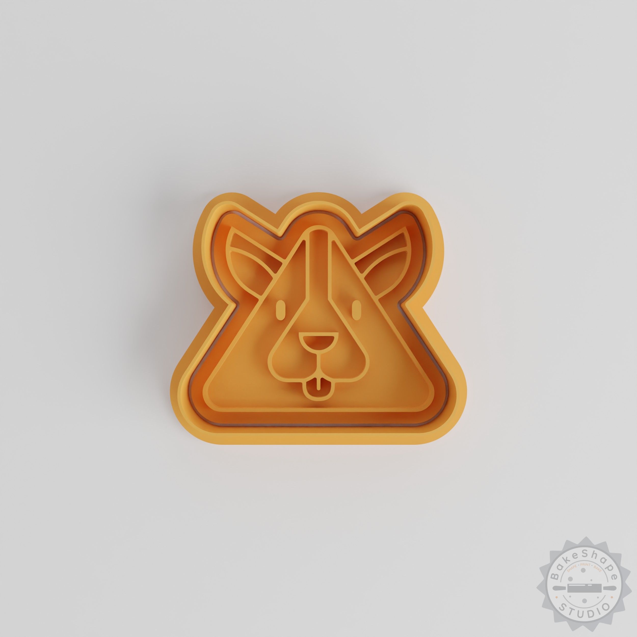 Dog Shape Cutter and Stamp Set, 6 Pieces, Perfect for Cookies and Fondant, Multiple Sizes