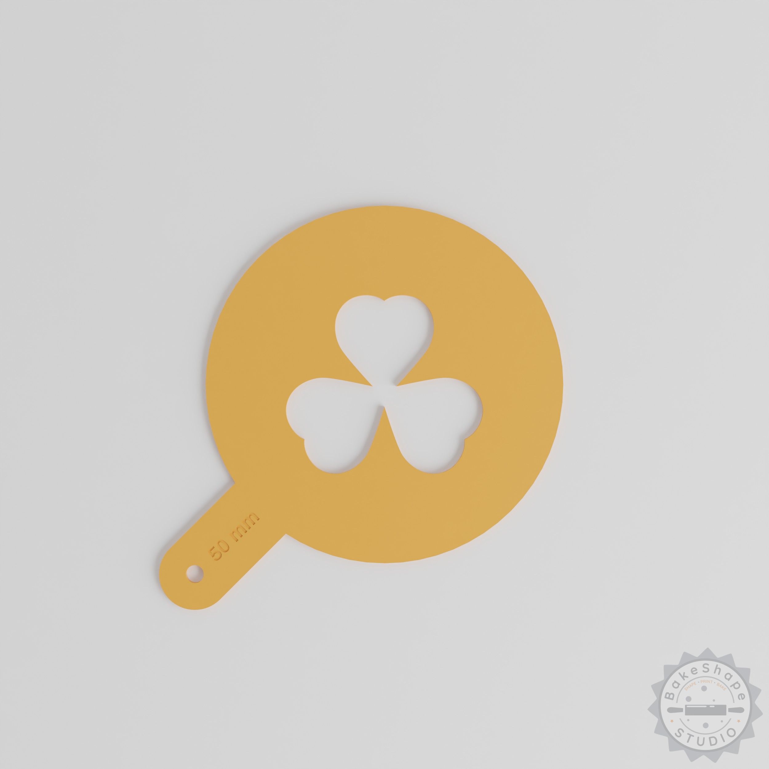 Clover Art Stencil, 5 Motif Sizes, for Decor & Painting, Compatible with Cocoa, Glitter, Latte Art