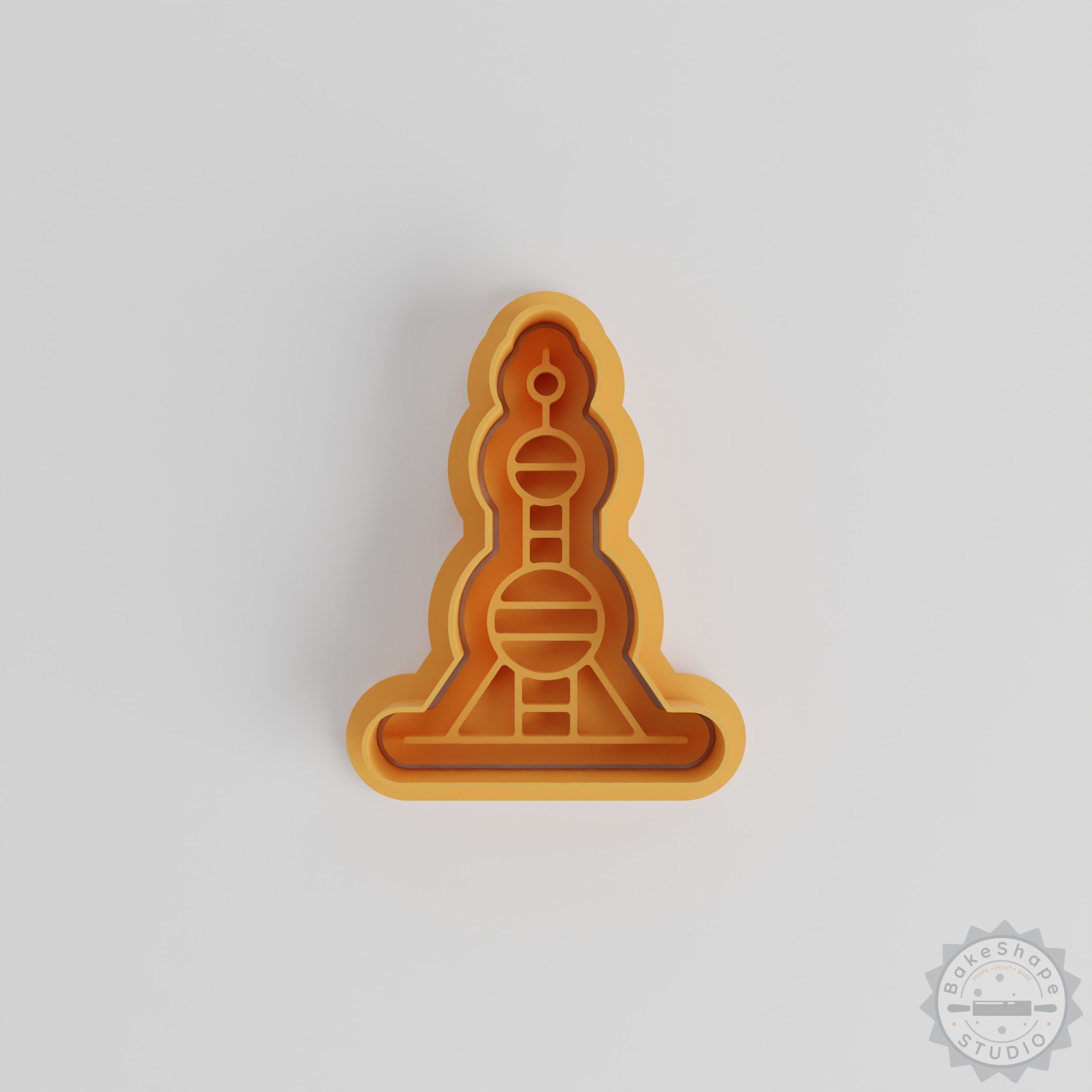 Pearl Tower Cookie Cutter & Stamp Set, 6-Piece, China Landmark, Shapes for Fondant & Cookies