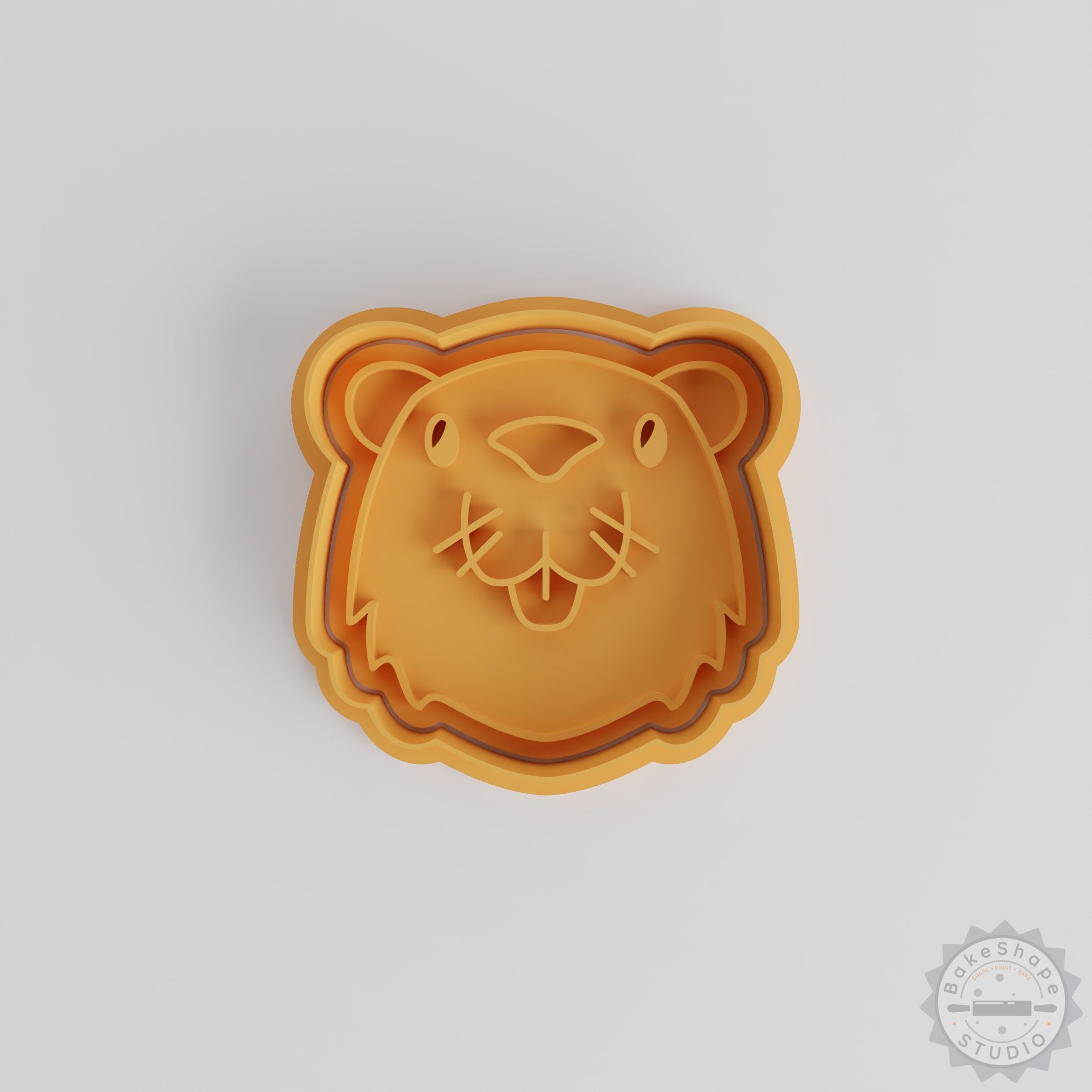 Beaver Shape Cutter and Stamp Set, 6-Piece, S/M/L Sizes, Perfect for Cookies and Fondant, Cute Wildlife Design