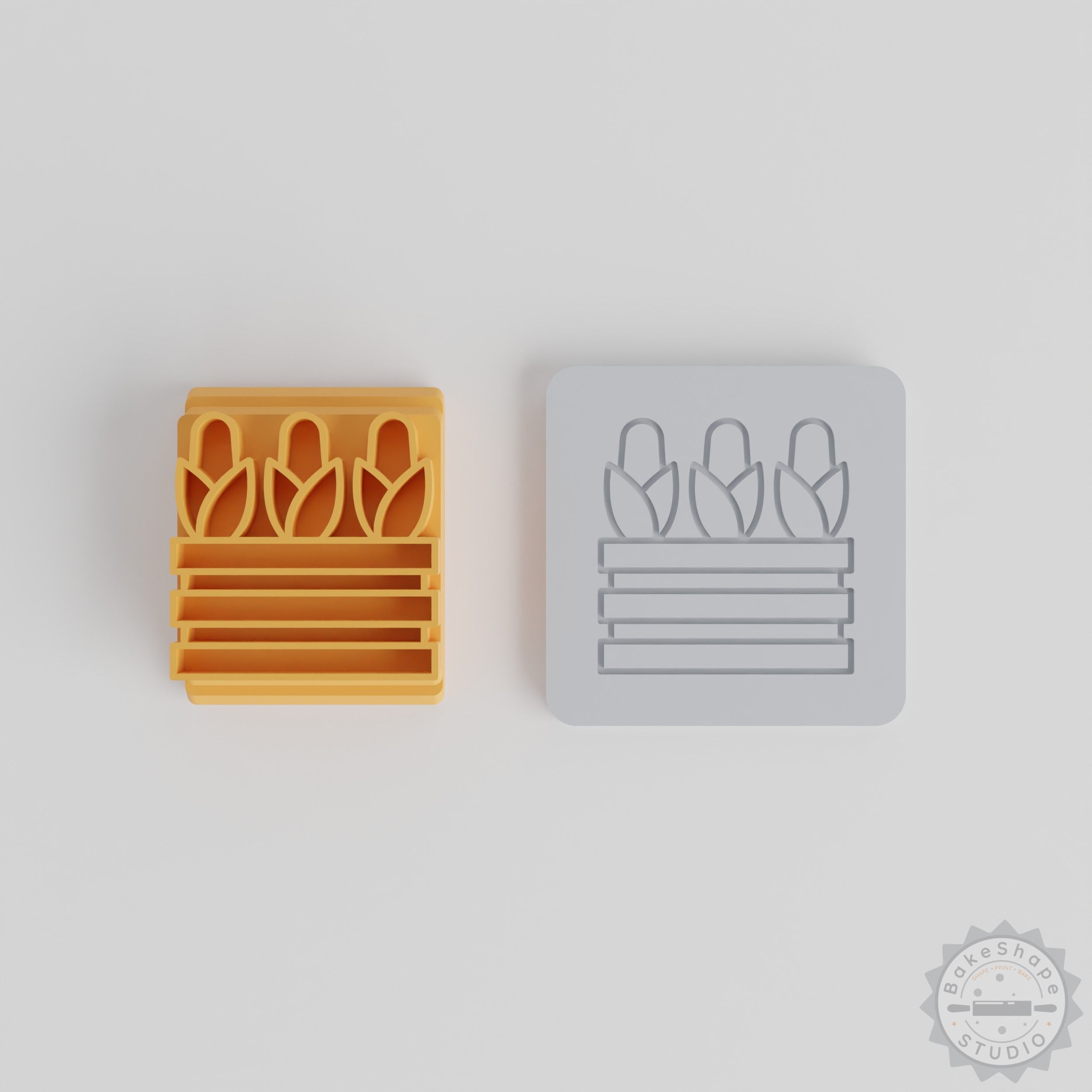 Corn Stamp Tile Set, 5 Sizes, Perfect for Clay, Cookies, Fondant, Harvest & Thanksgiving Decor