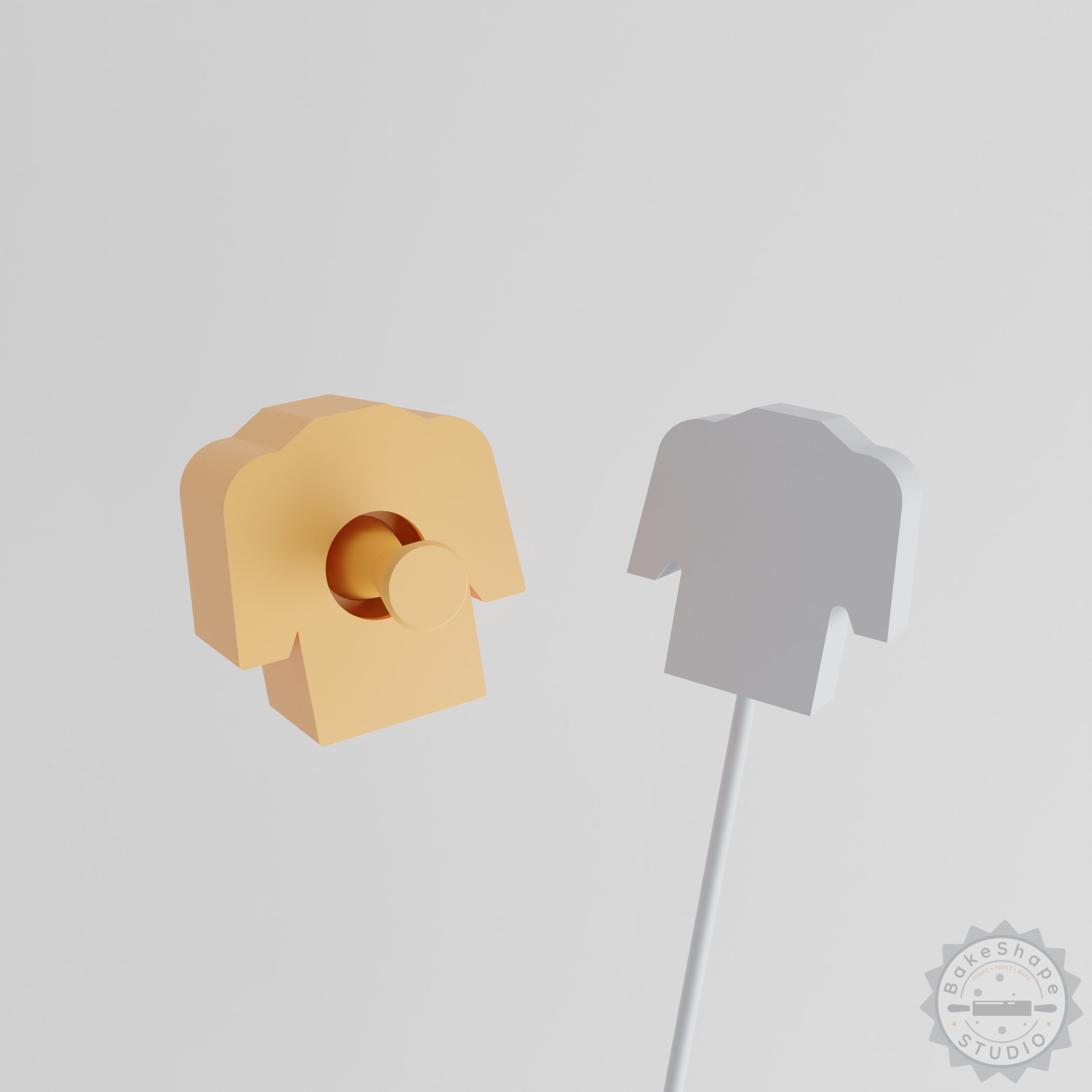 Coat & Cake Pop Mold Set, Fashion Outerwear with Baking Accessory