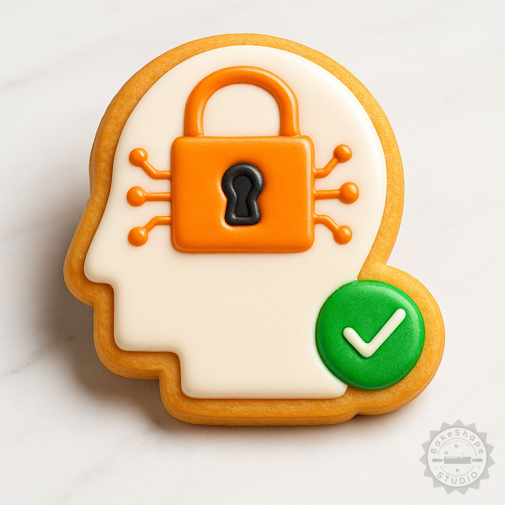 Decorated example 1 of Cookie & Fondant Shape Cutter & Stamp Set, Creative Problem Solving Pack, 6 Pieces, S/M/L Sizes