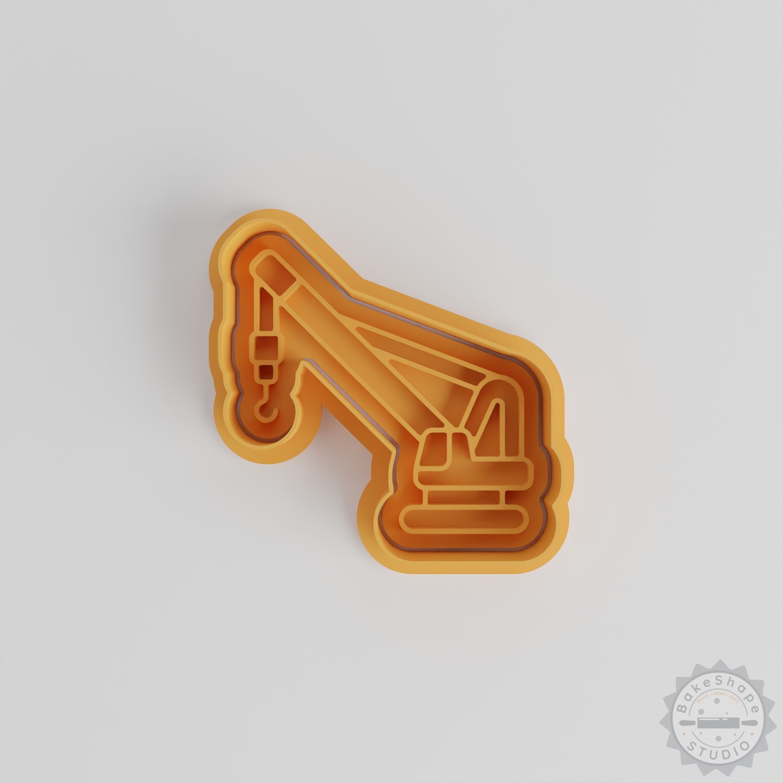 Construction Crane Cookie Cutter Set, 6-Piece, Small-Medium-Large Cutters, Stamp Fondant & Cookies