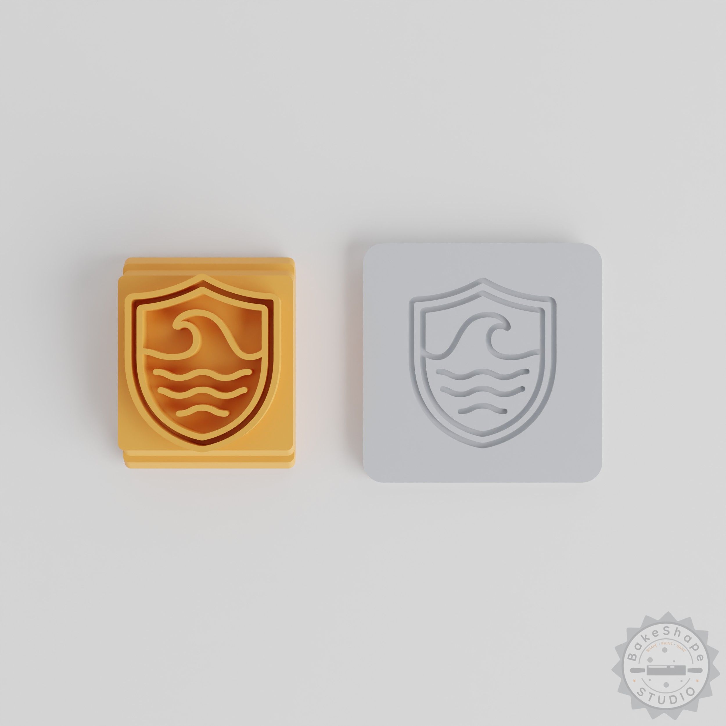 Ocean Protection Stamp Tiles Set, 5 Sizes for Clay, Cookies, Fondant, Soft Materials
