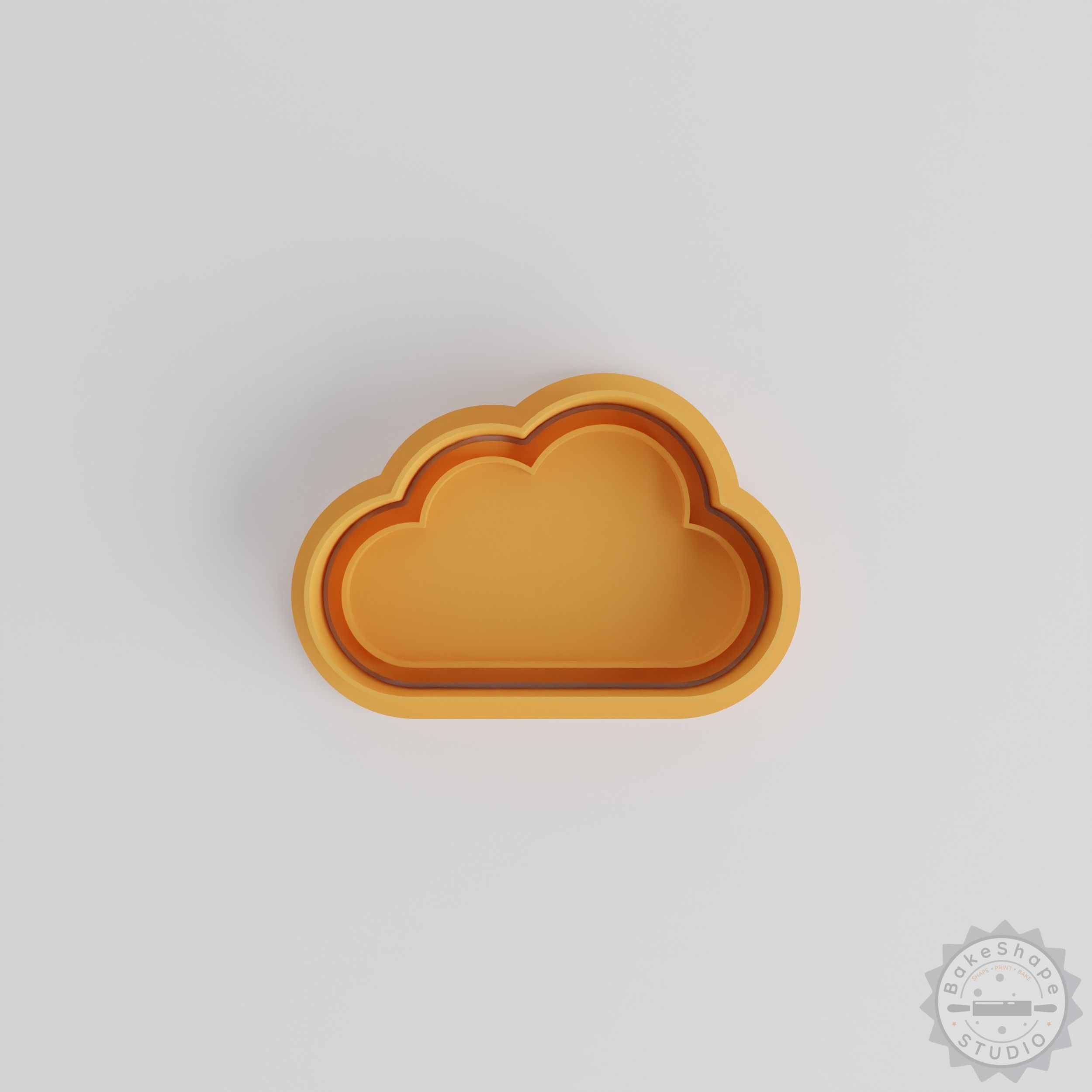 Cloud Shape Cutter and Stamp Set, 6 Pc Cookie and Fondant Tool, Multiple Sizes