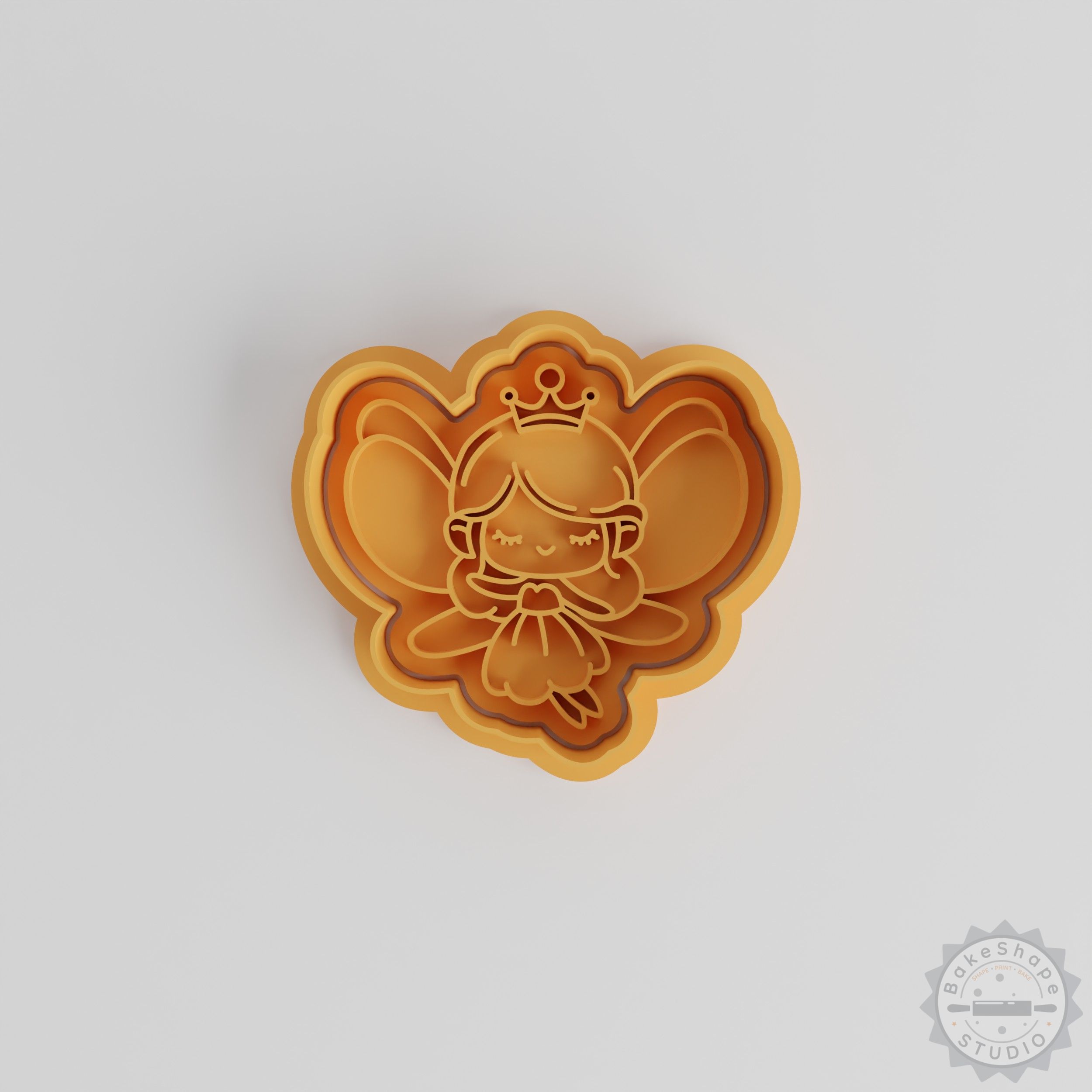 Fairy Cookie Cutter and Stamp Set, 6-Piece, S/M/L, Perfect for Cookies and Fondant, Magic Wings Fantasy Design
