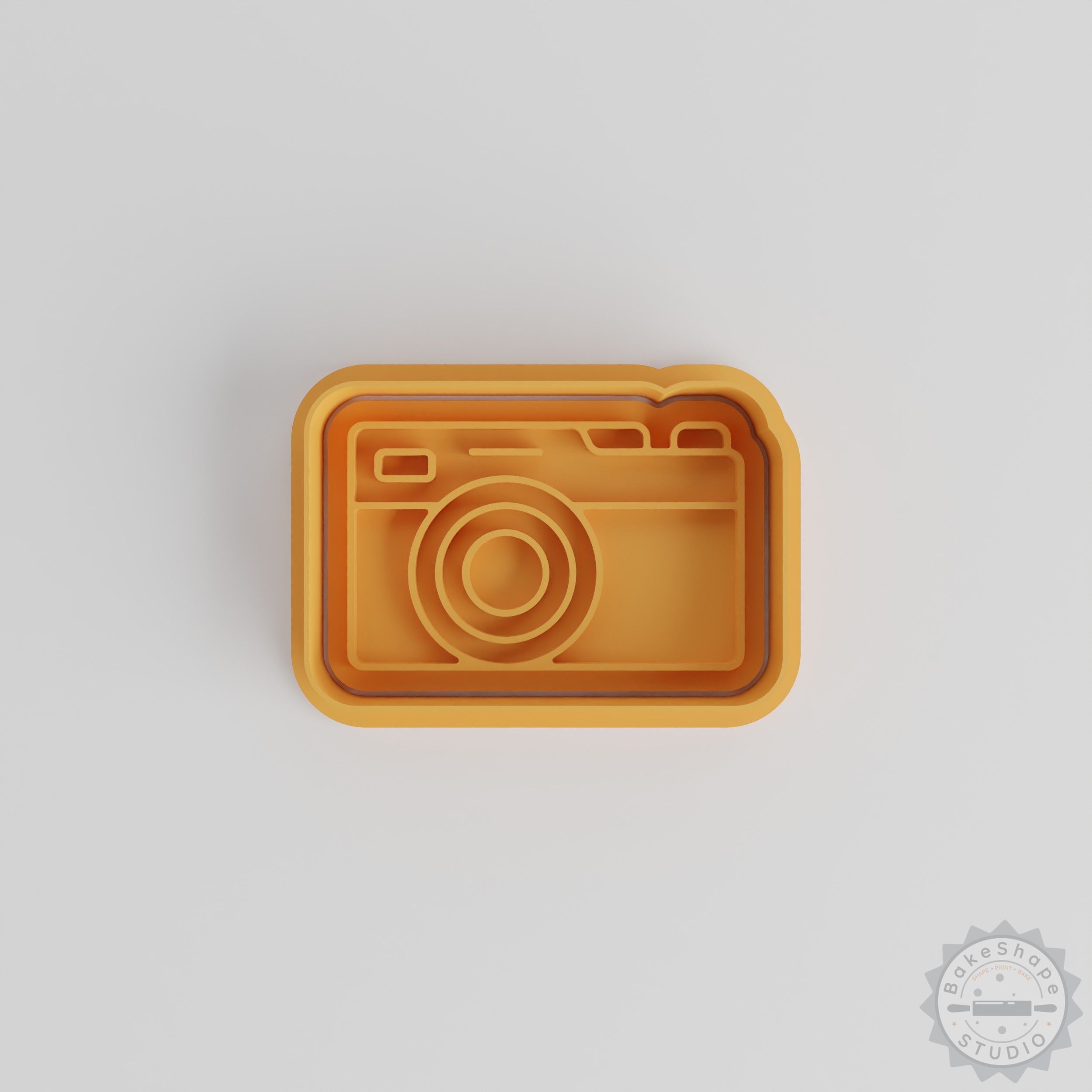 Photography Camera Cookie Cutter and Stamp Set, 6-Piece, S/M/L, Ideal for Cookies and Fondant