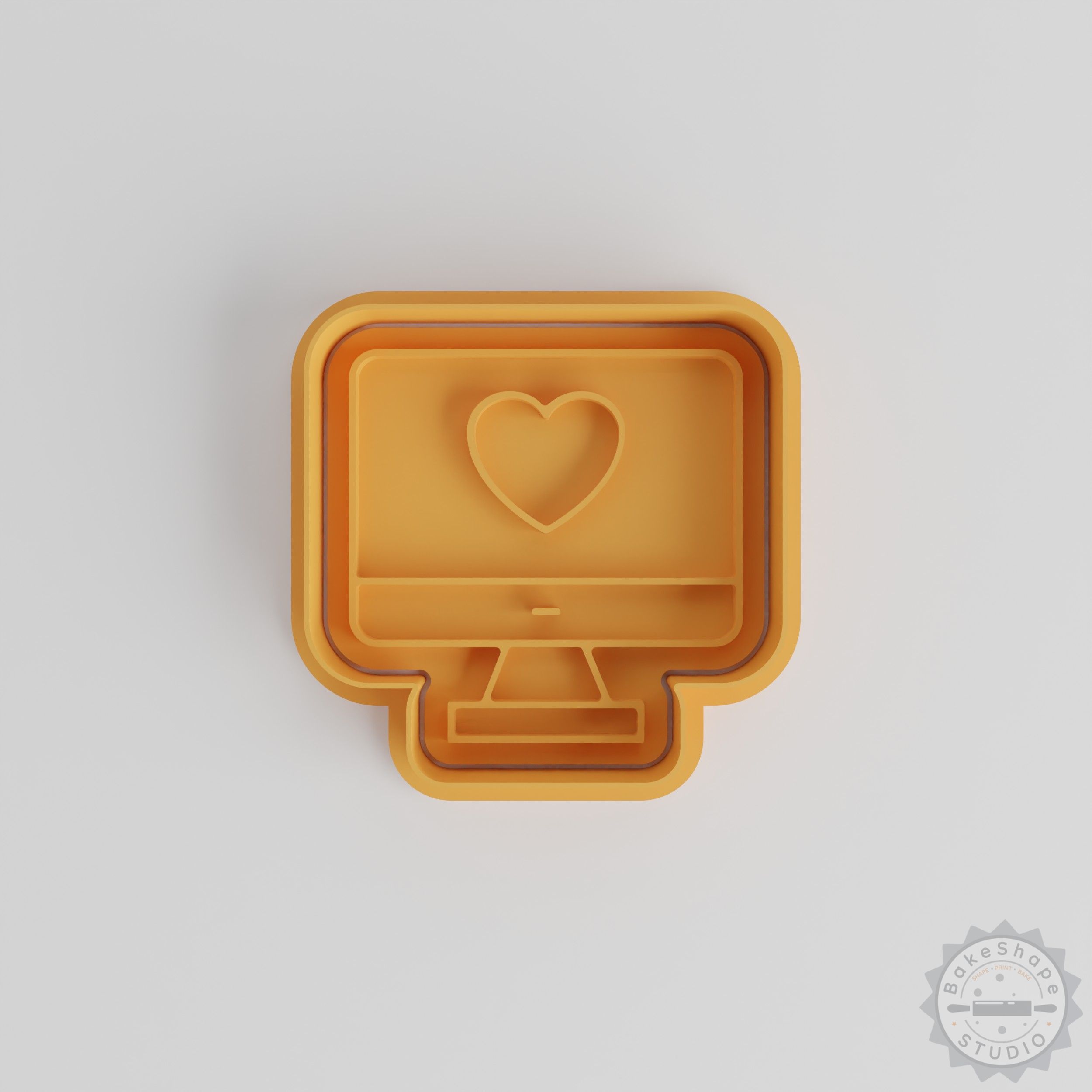Online Love Cookie Cutters & Stamps Set, Perfect for Valentine’s Day Cookies & Fondant, 6 Pieces - S/M/L