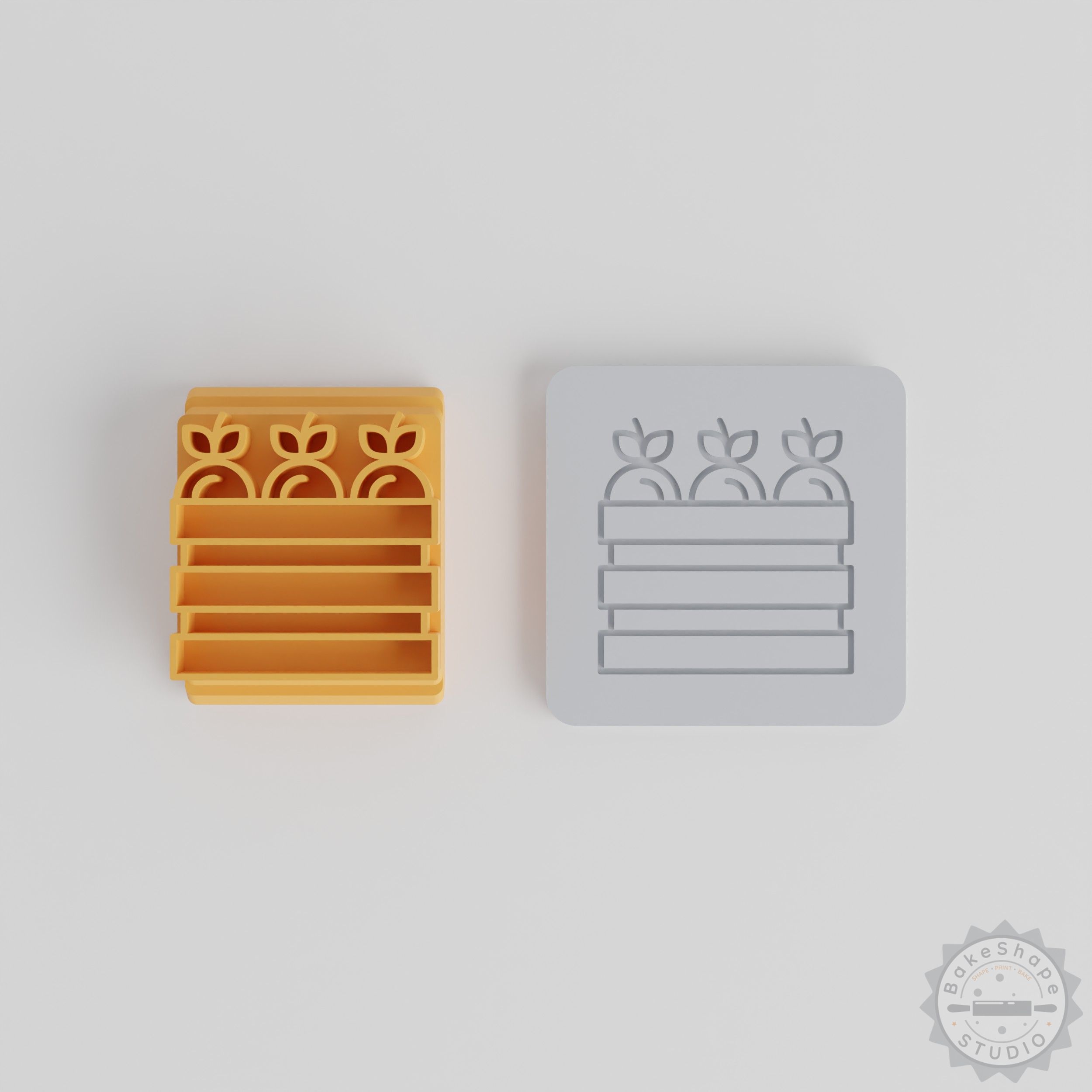 Fruit Motif Stamp Set, 5 Sizes, Perfect for Clay, Cookie, Fondant Crafting