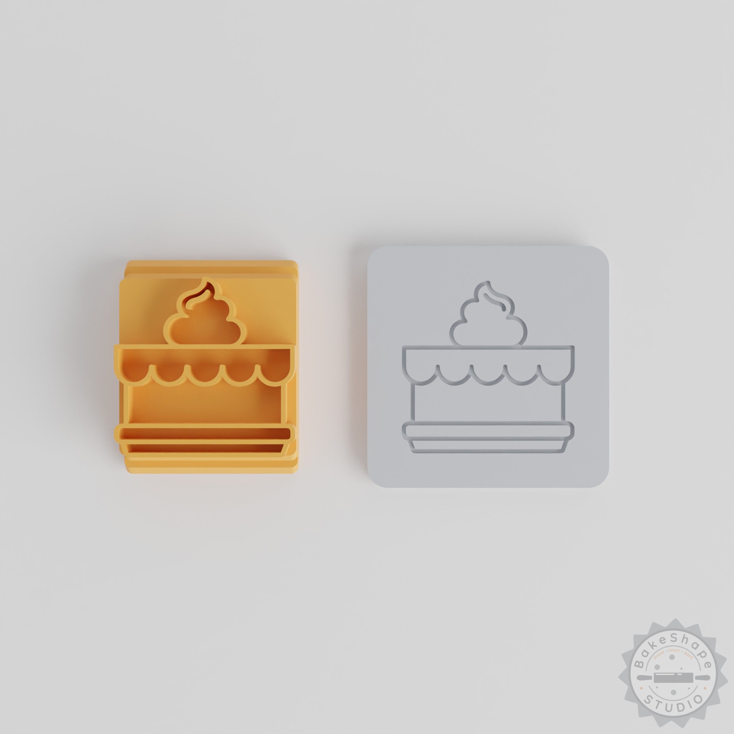 Cake Stamp Tile Set, 5 Motif Sizes for Clay, Cookies & Fondant, Thanksgiving Pastry Tool
