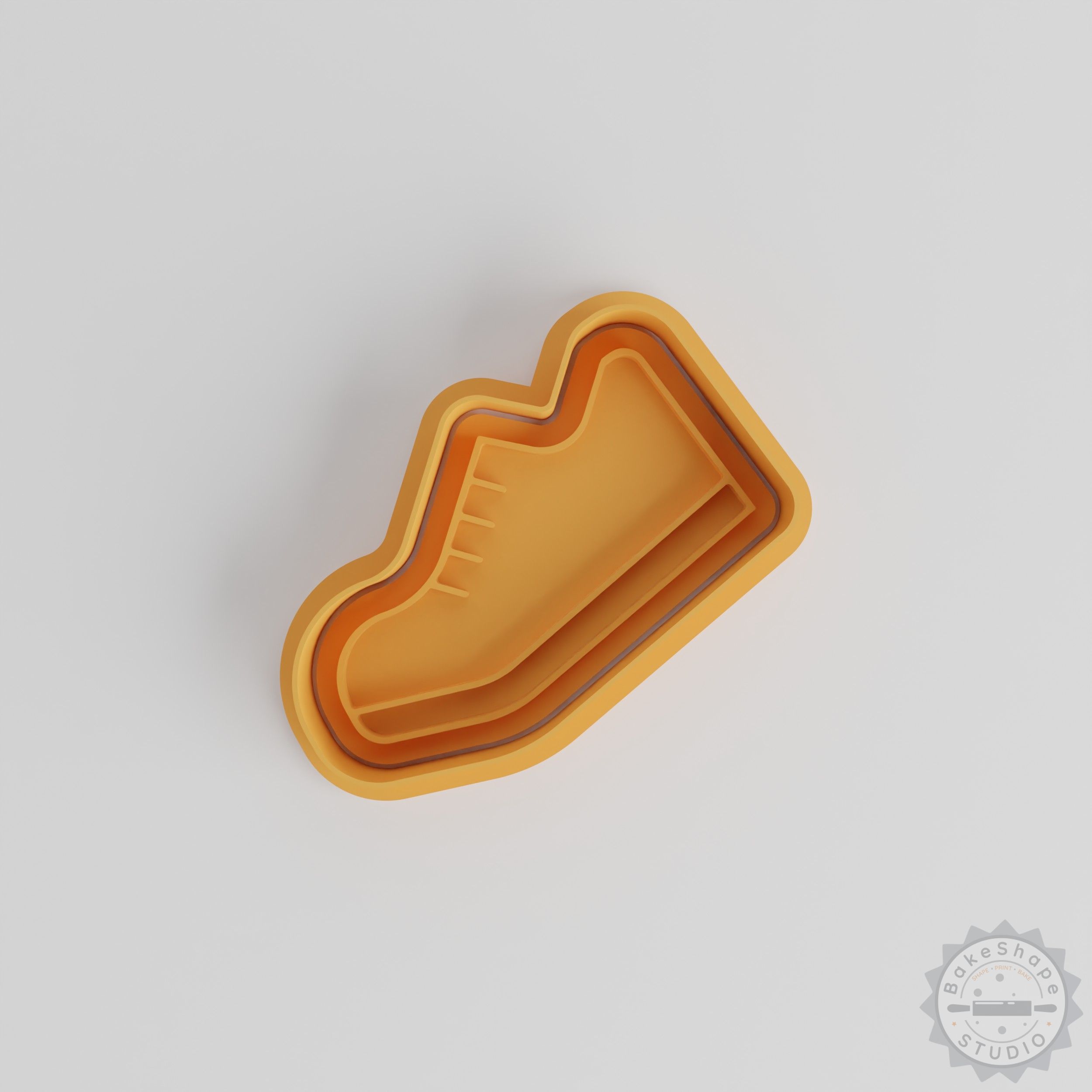 Running Shoe Shape Cutter and Stamp Set for Cookies and Fondant, 6-Piece Bundle