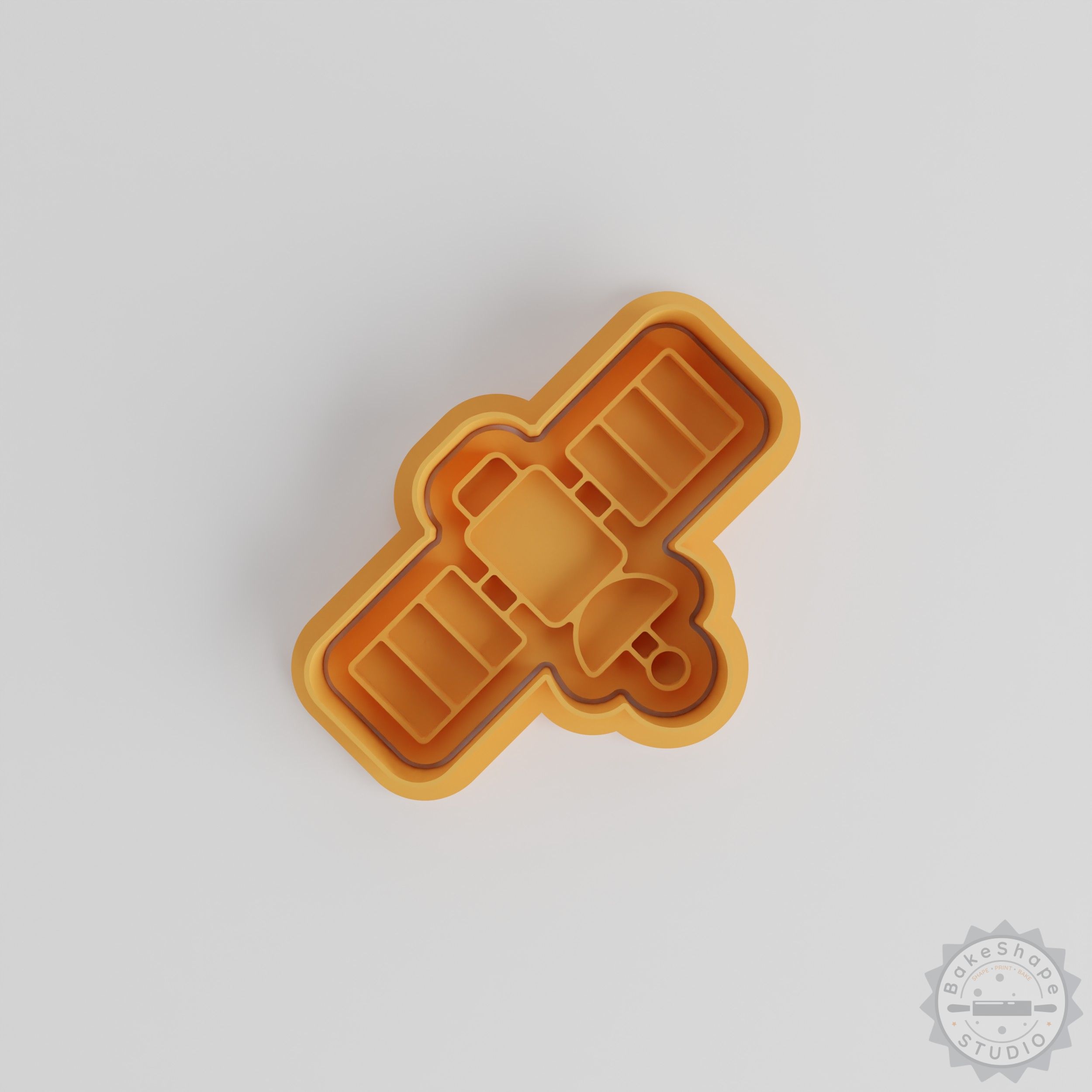 Space Satellite Cutter Set, Cookie and Fondant Stamp, 6-Piece Collection, 3 Sizes for Baking and Decorating