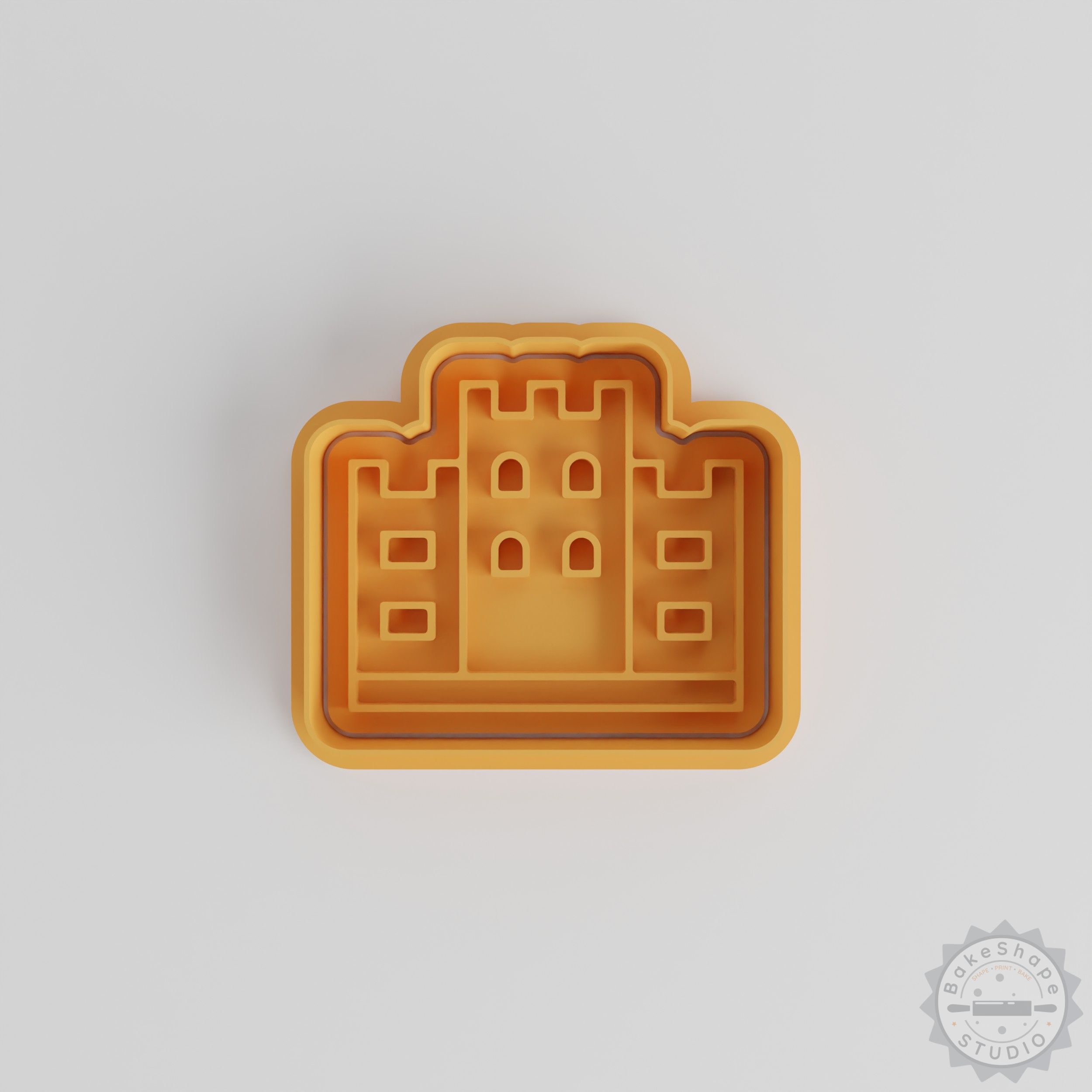 Great Wall of China Cookie Cutter and Stamp Set, 6-Piece, S/M/L, Asian Landmark Design