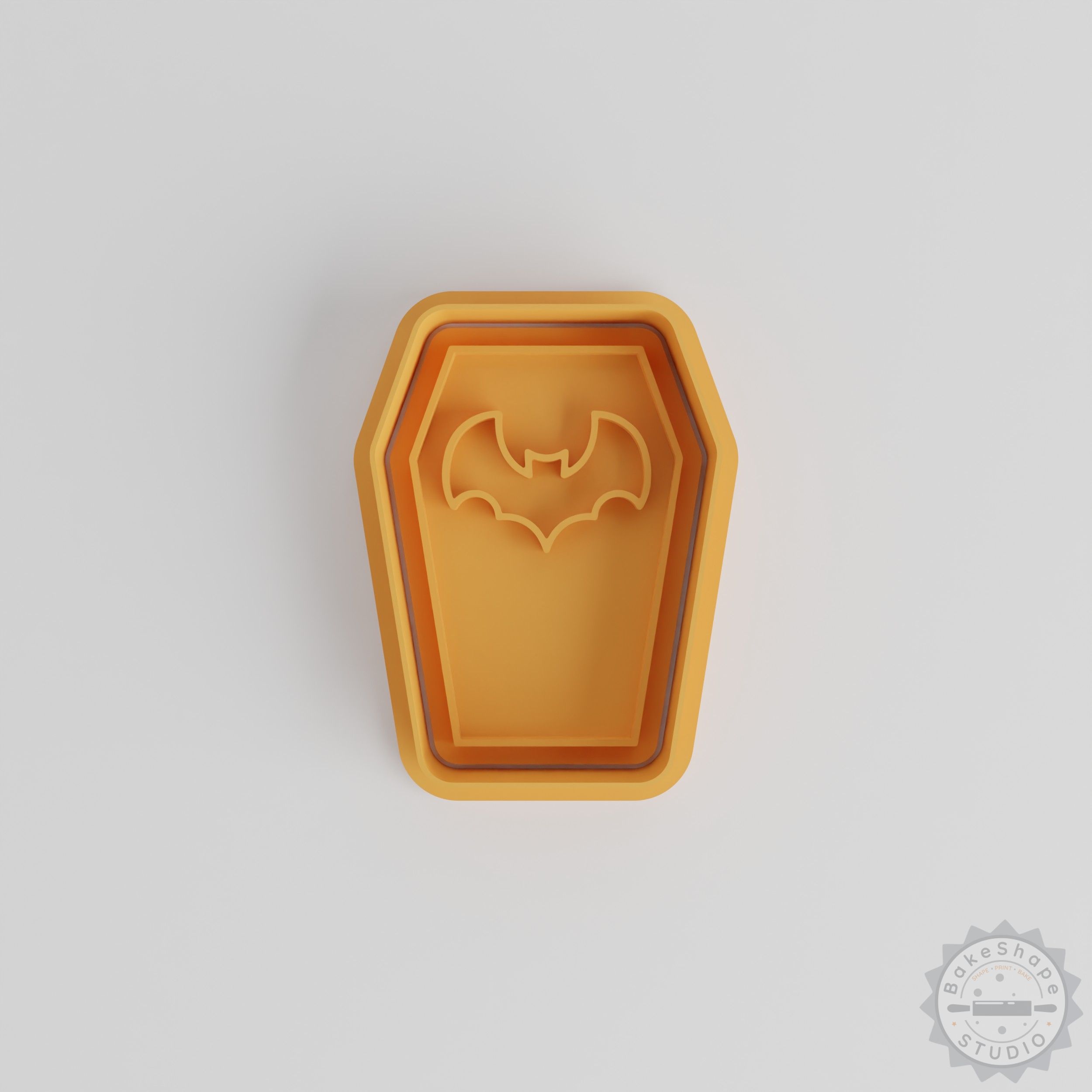 Halloween Vampire Cookie Cutter Stamp Set, 6-Piece Gothic Spooky Shapes for Fondant & Cookies