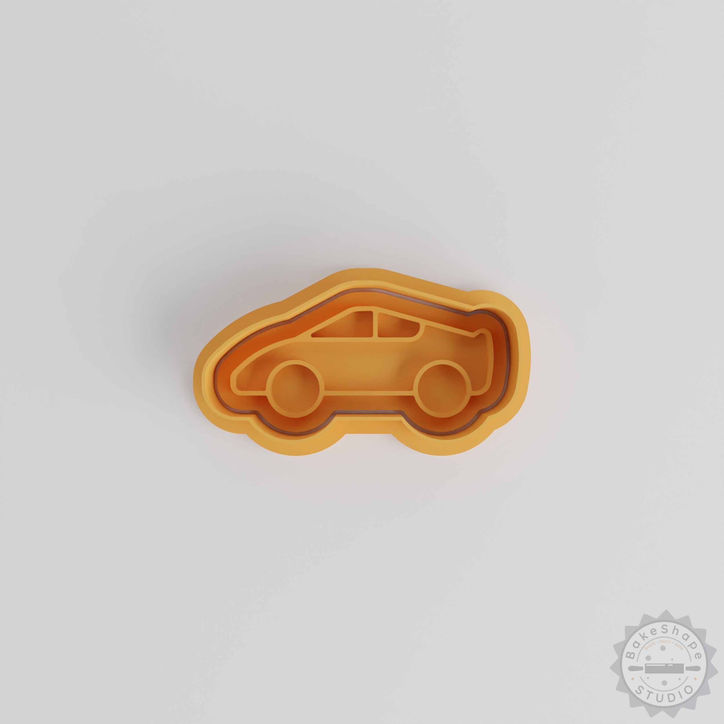 Hyper Car Shape Cutter & Stamp Set, 6 Piece, Multiple Sizes for Cookies & Fondant