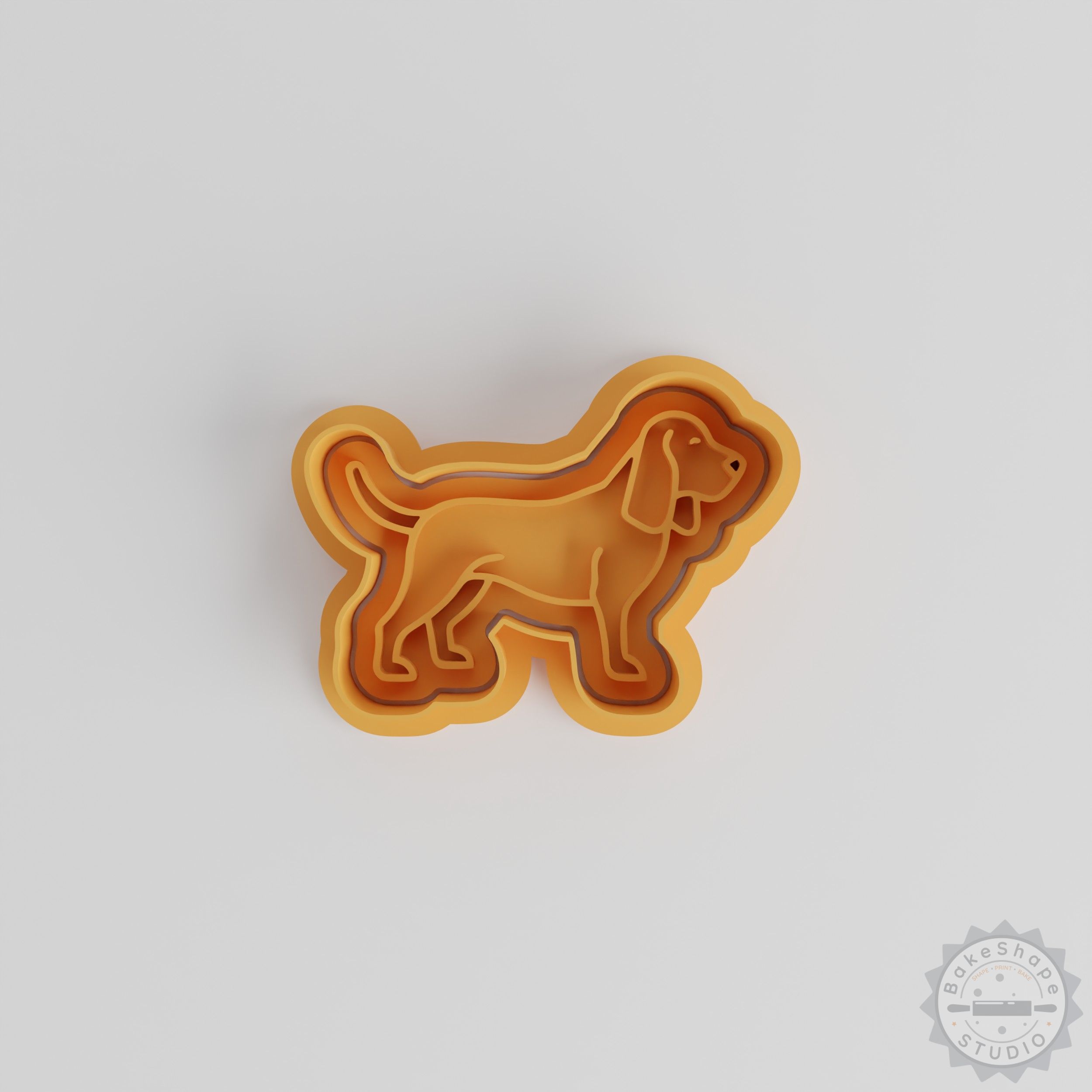 Bloodhound Cookie Cutter and Stamp Set, 6-Piece, Perfect for Cookies and Fondant, S/M/L Animal Tracker Design