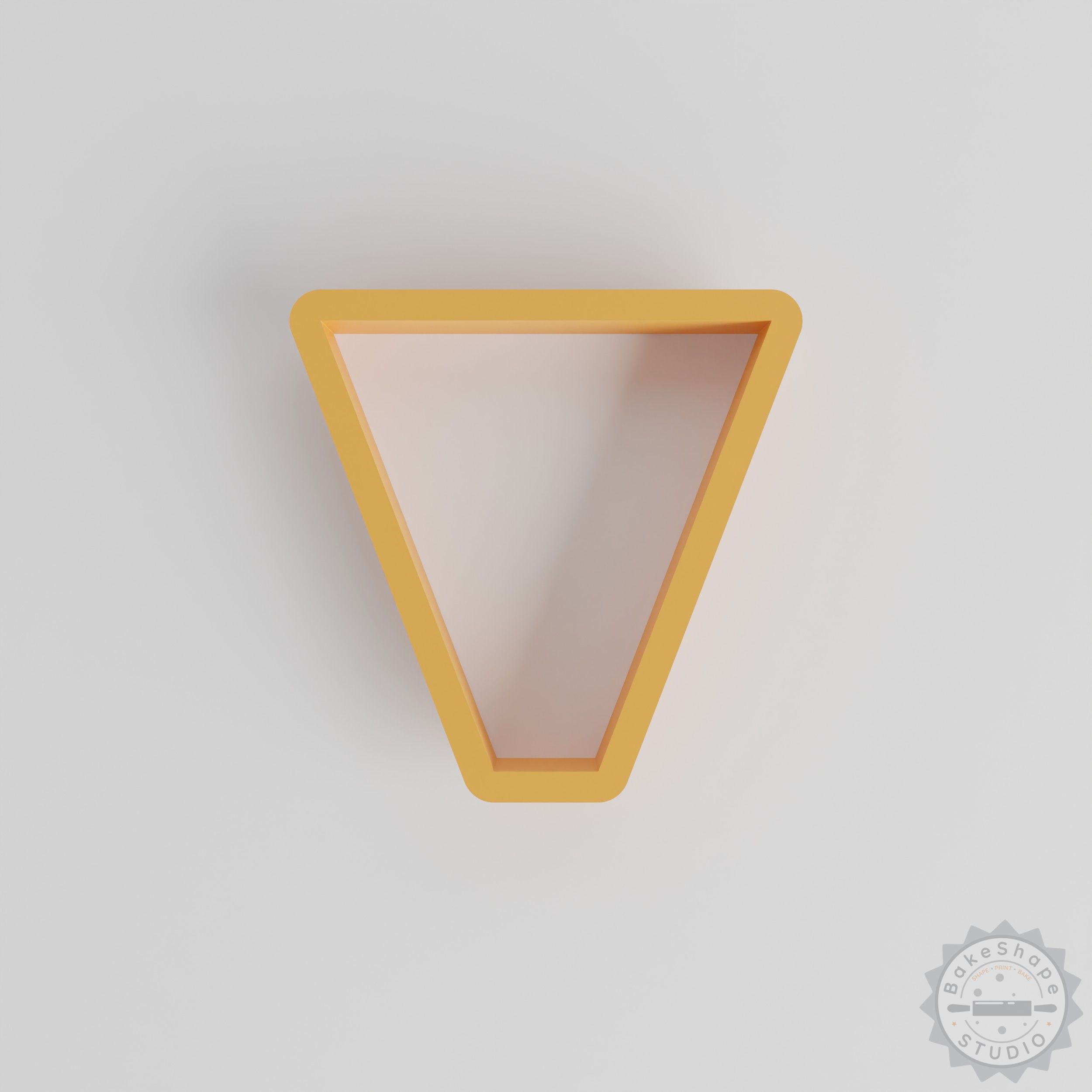 Trapeze shape cutter set STL for 3D printing geometric cookie, fondant, and clay molds