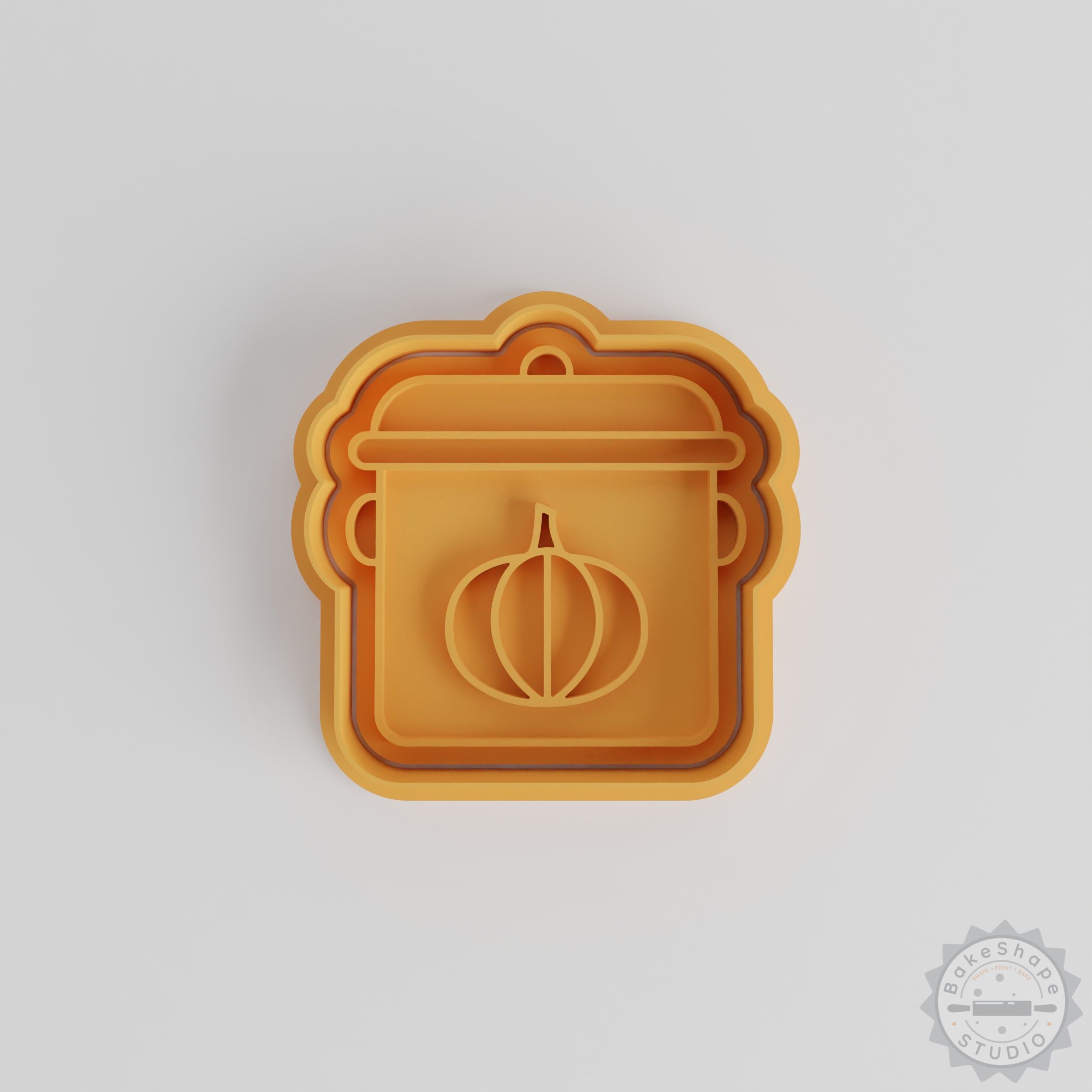 Pumpkin Soup Cookie Cutter Set, 6-Piece Shape Stamps for Halloween, Fondant Decorations